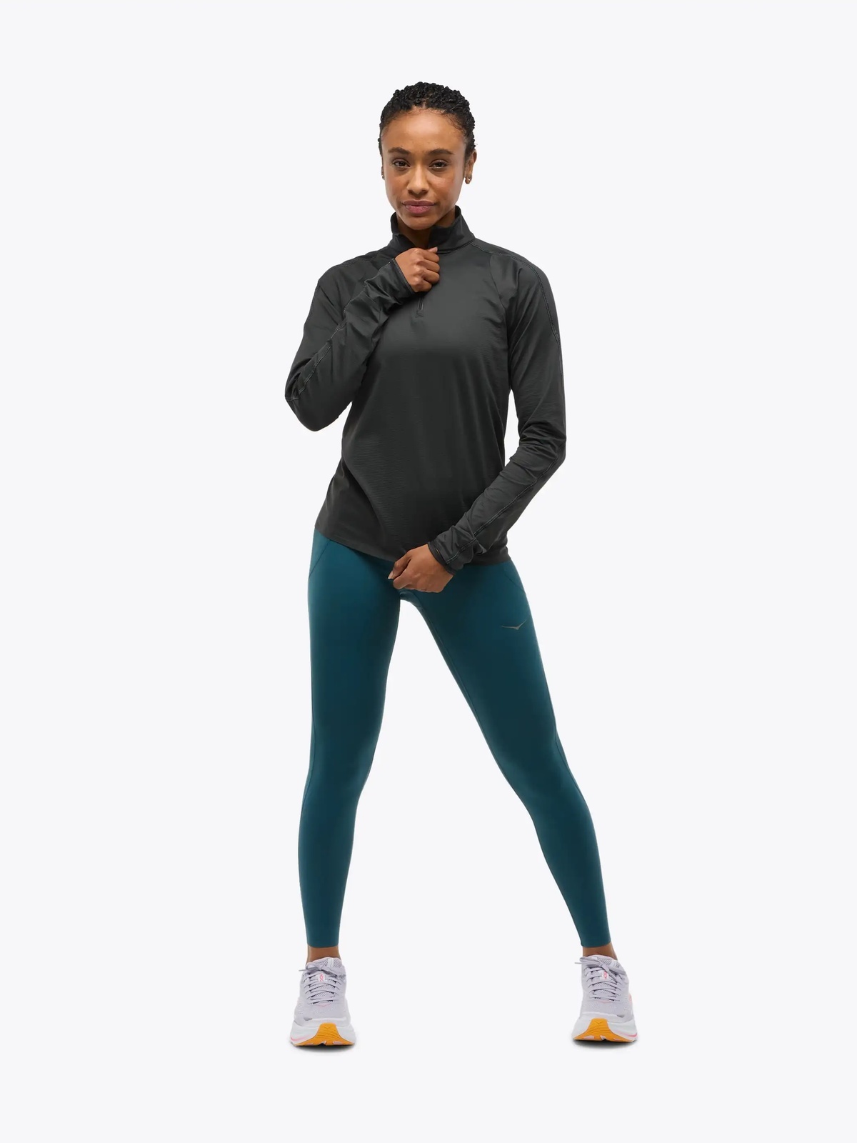 Hoka Glidetech Quarter Zip Black