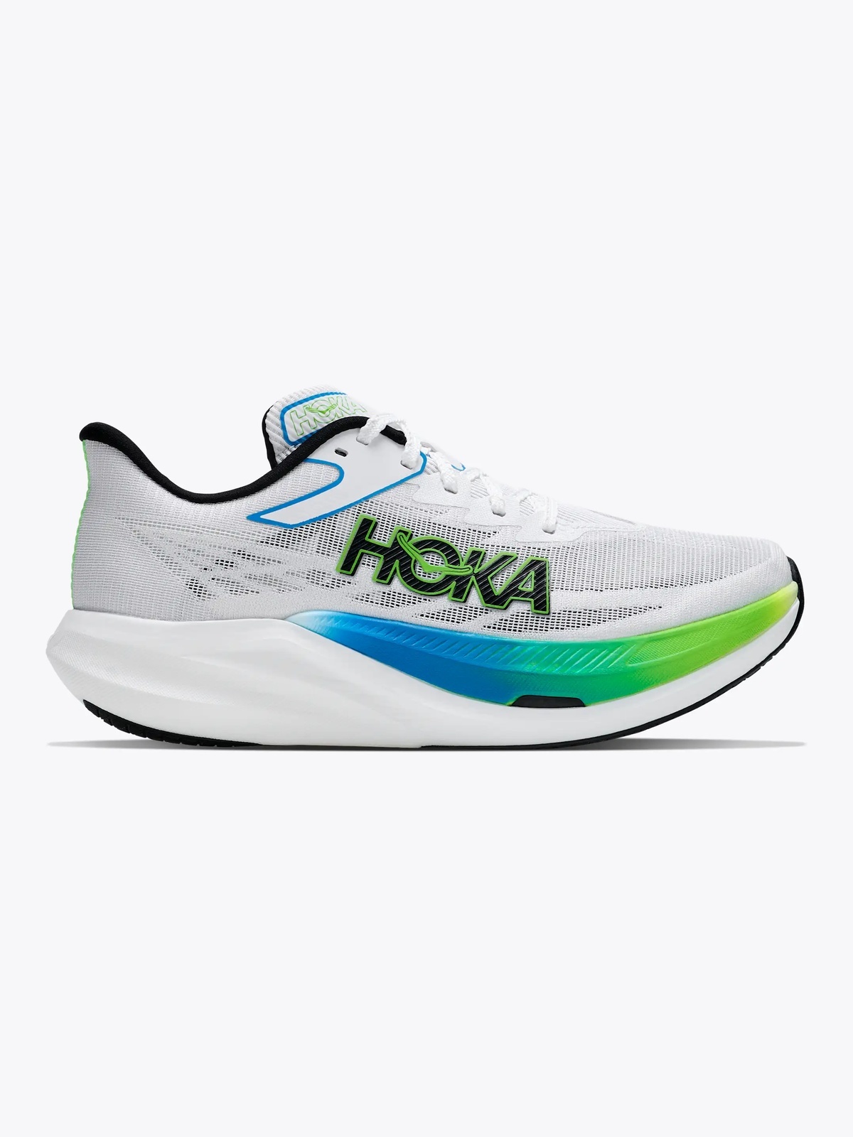 Hoka Rocket X 3 Frost / Electric Lime