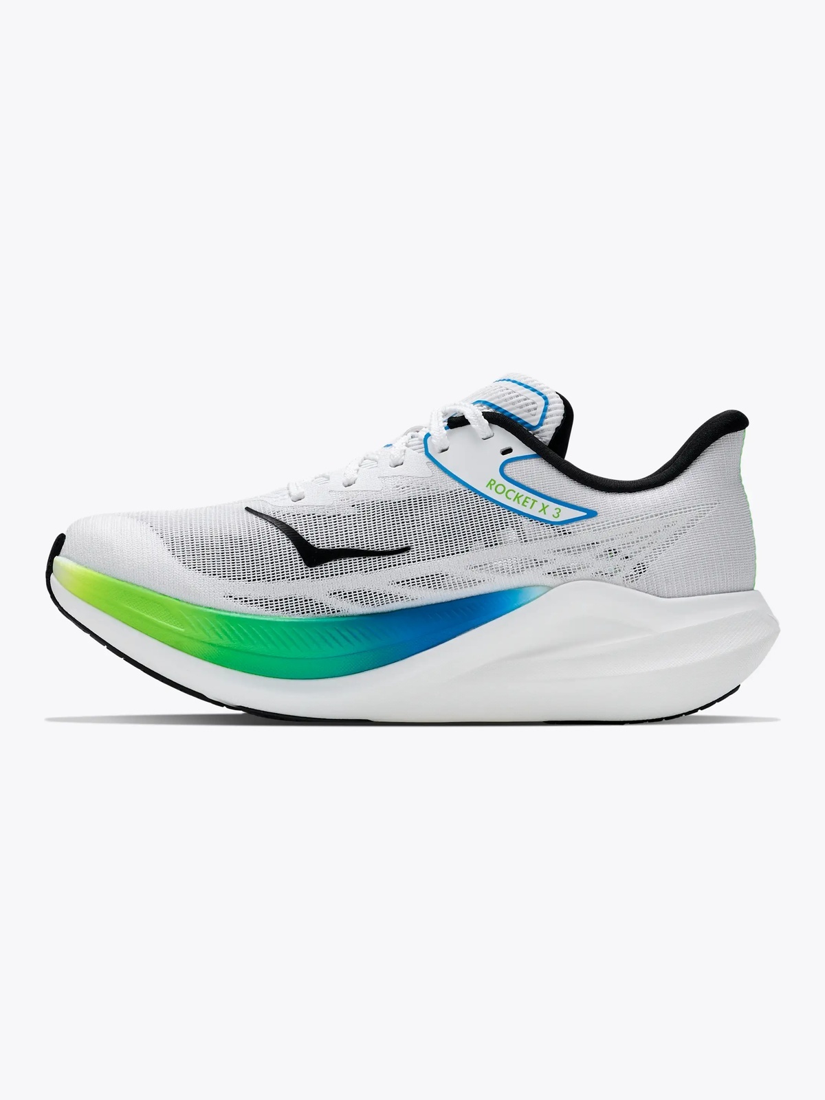 Hoka Rocket X 3 Frost / Electric Lime
