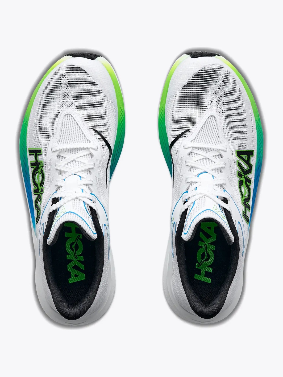 Hoka Rocket X 3 Frost / Electric Lime