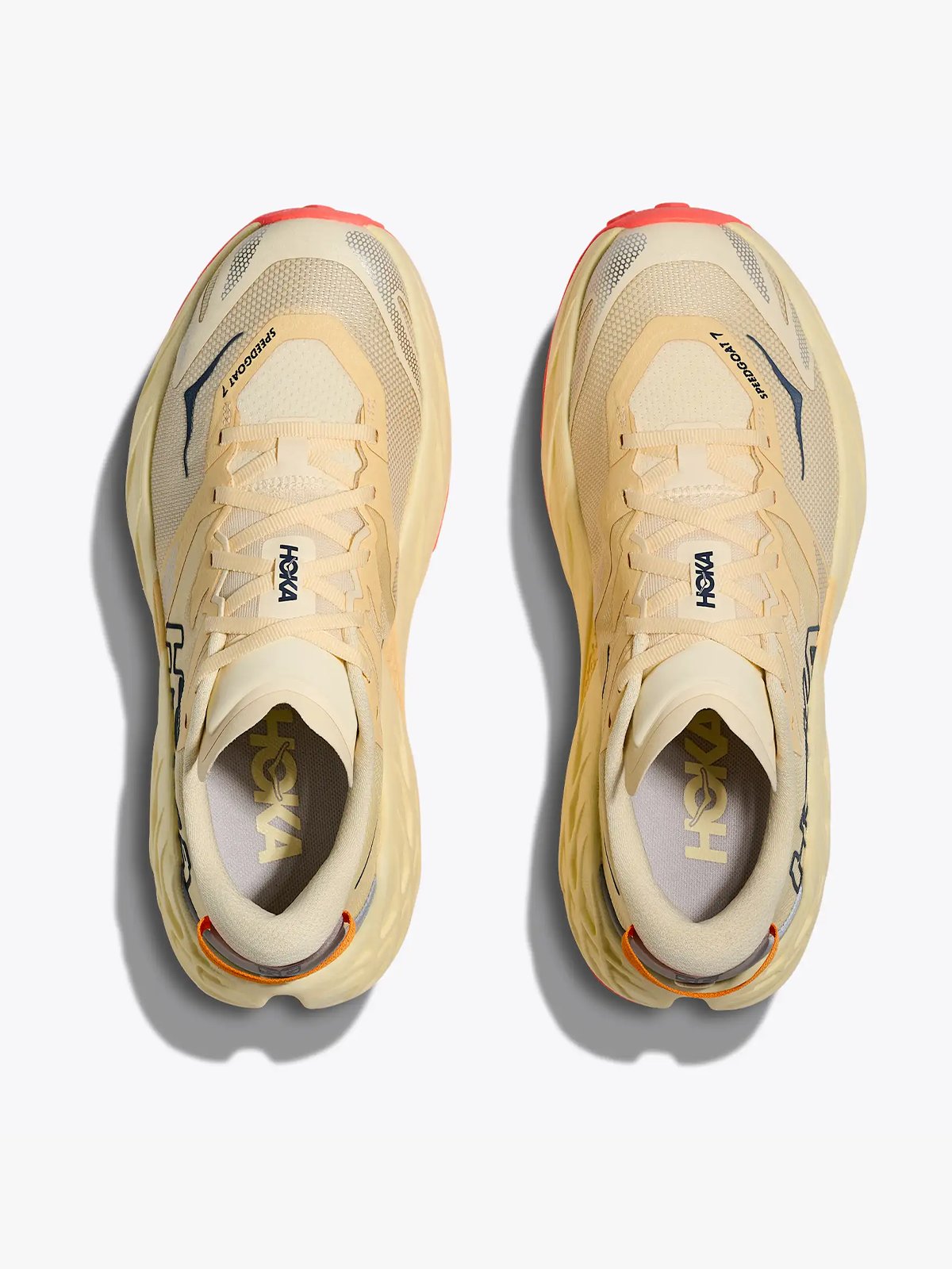 Hoka Speedgoat 7 Vintage Yellow / Neon Flame