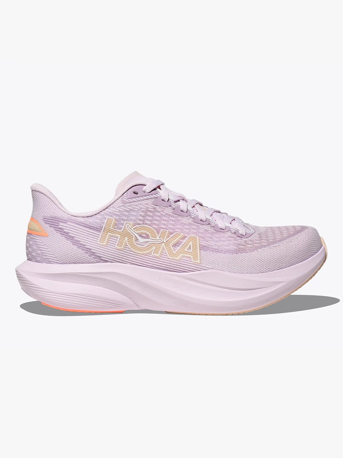 Hoka Mach 7 Lilac Cream / Tangerine Glow