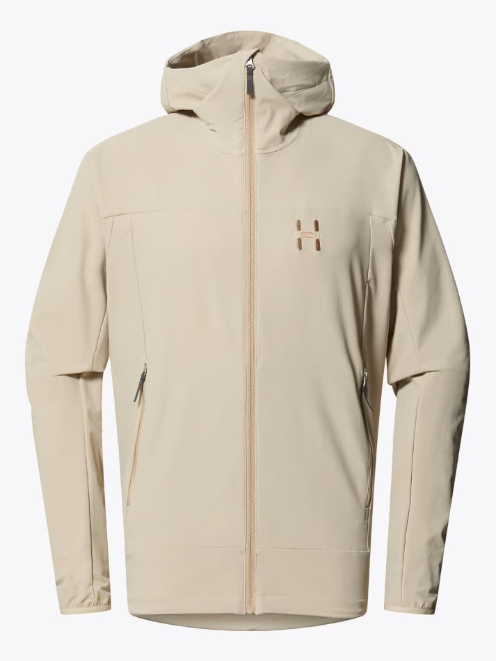 Haglöfs Rosson Softshell Hood Men Chalk Beige