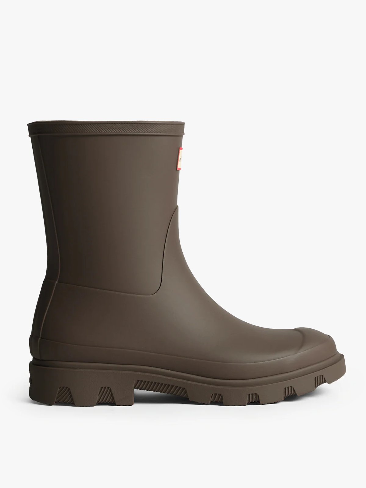 Hunter Unisex Downpour Short Boot Chocolate Brown