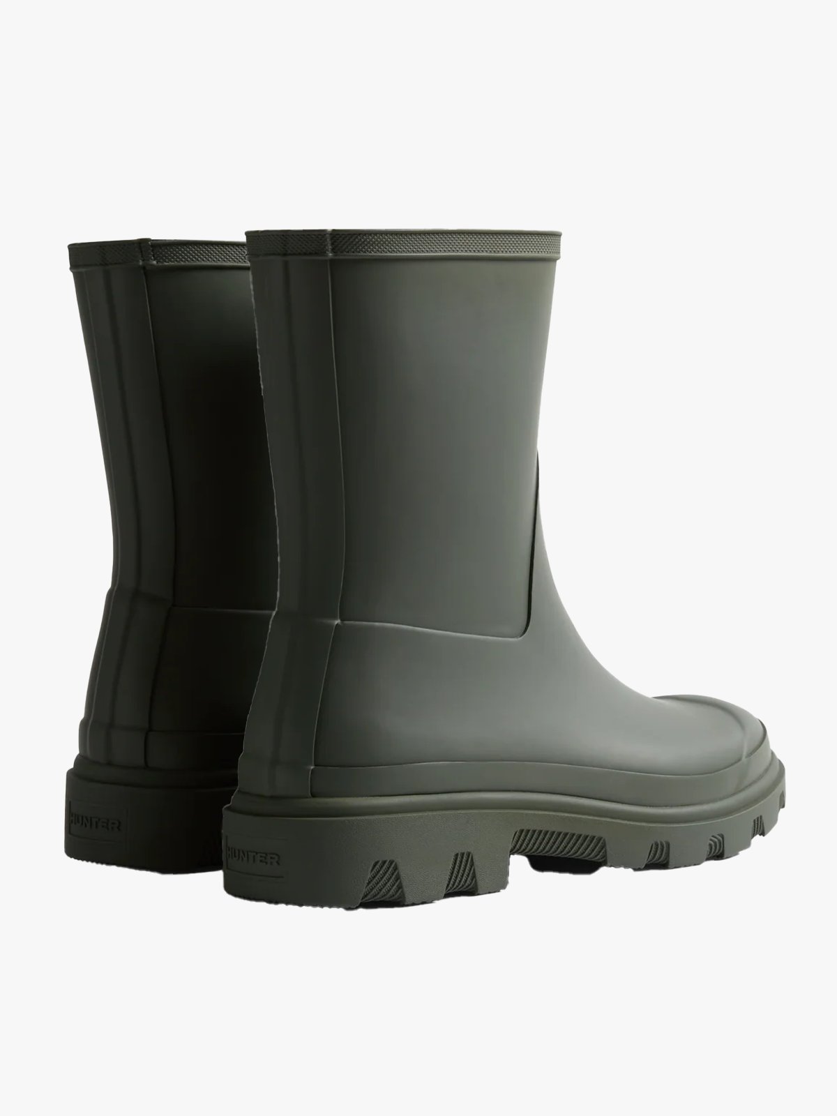 Hunter Unisex Downpour Short Boot Dark Olive