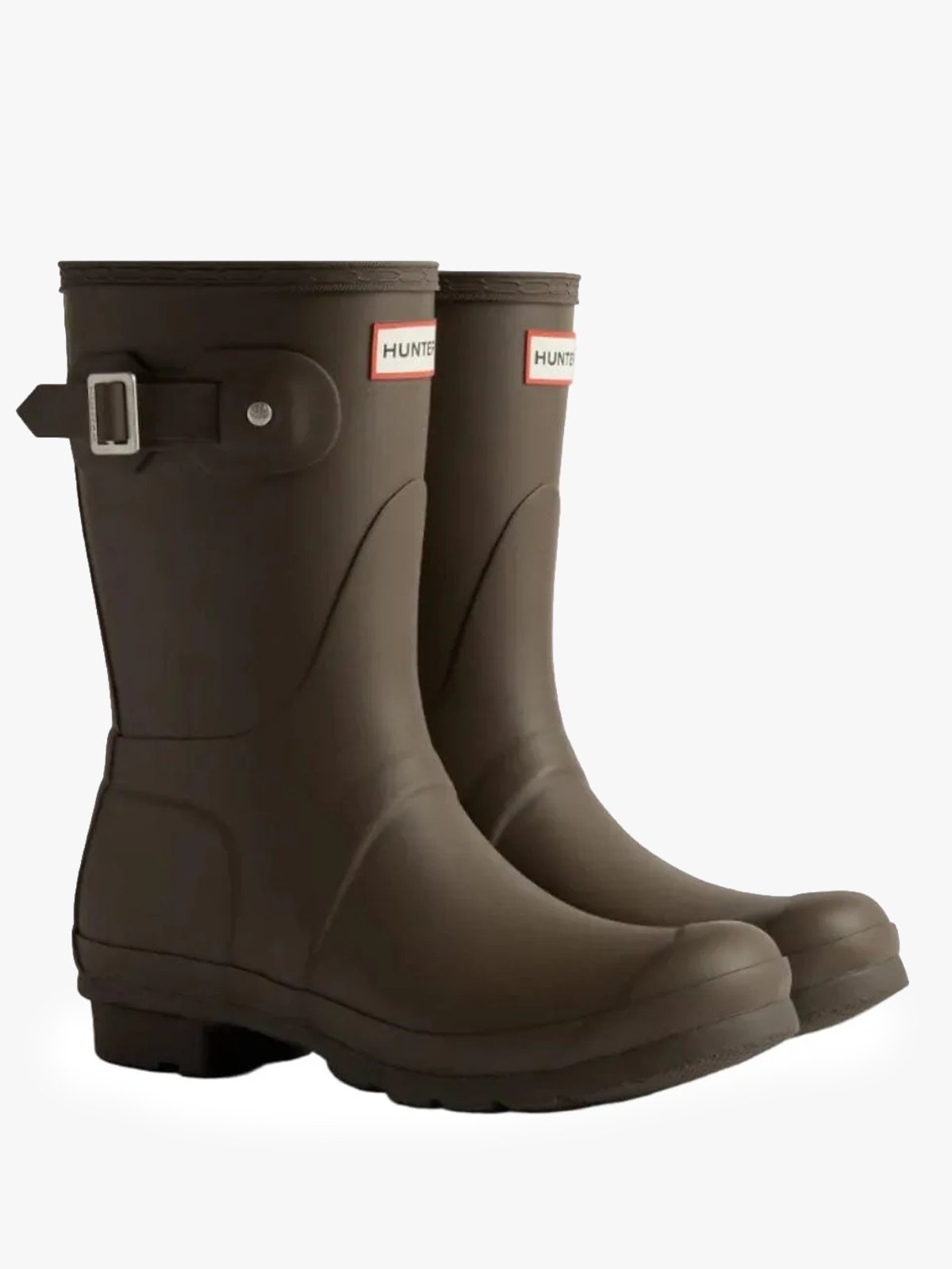 Hunter Womens Original Short Boot Chocolate Brown