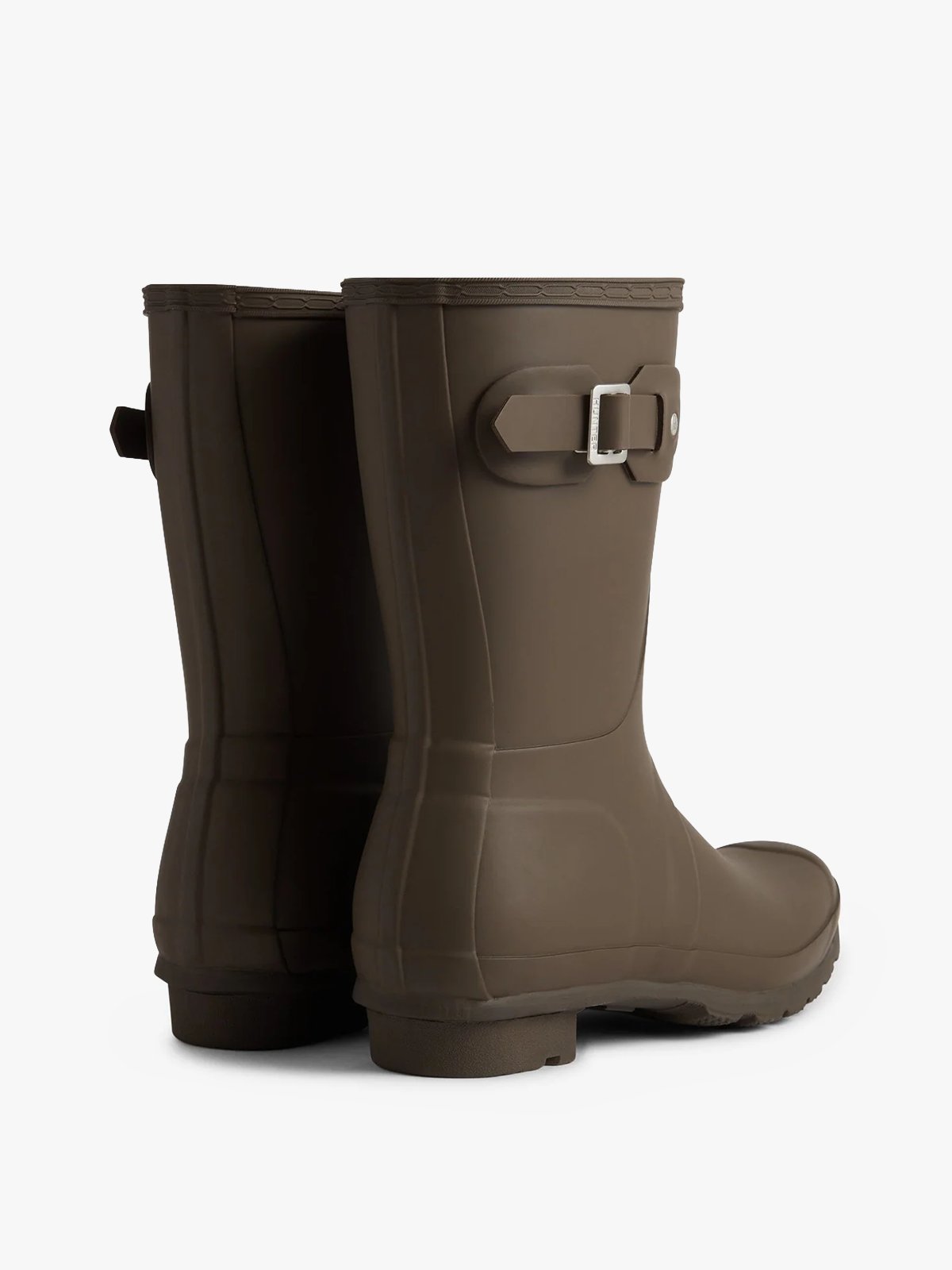 Hunter Womens Original Short Boot Chocolate Brown