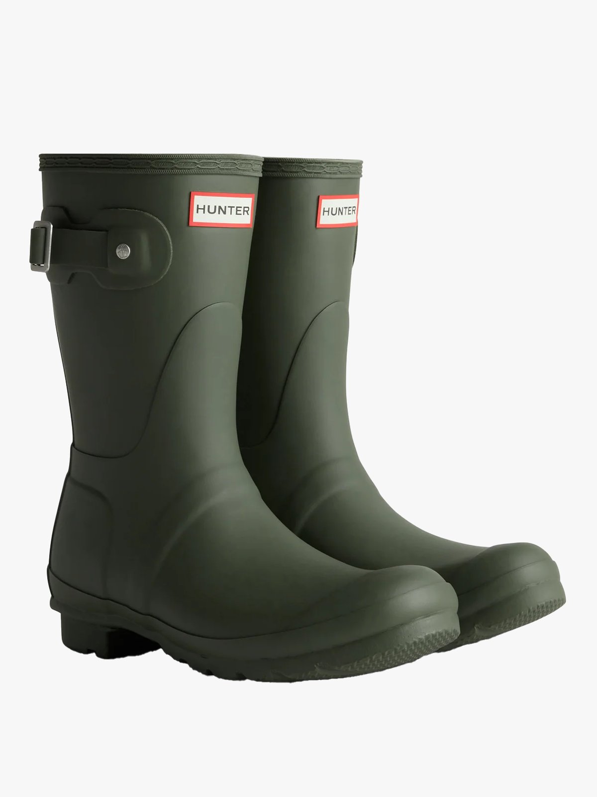 Hunter Womens Original Short Boot Dark Olive