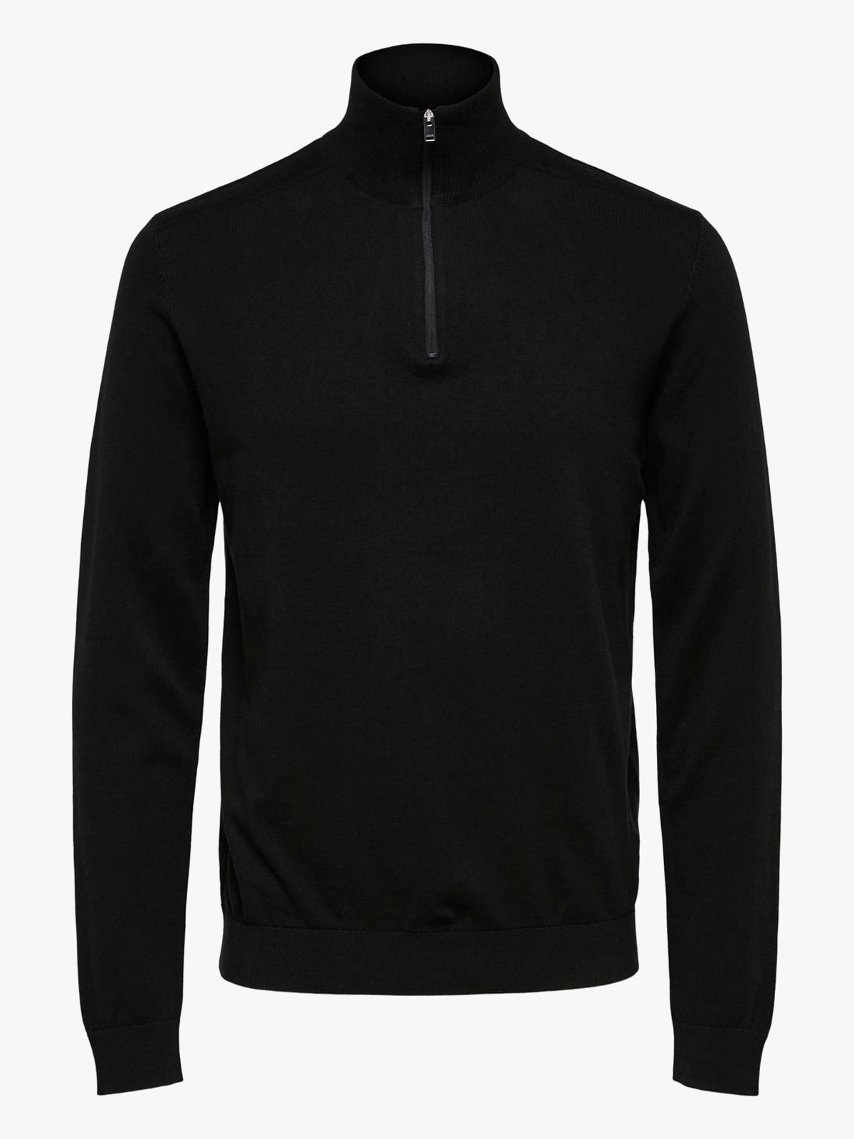 Selected Homme Selected Homme Berg Long Sleeve Half Zip Black