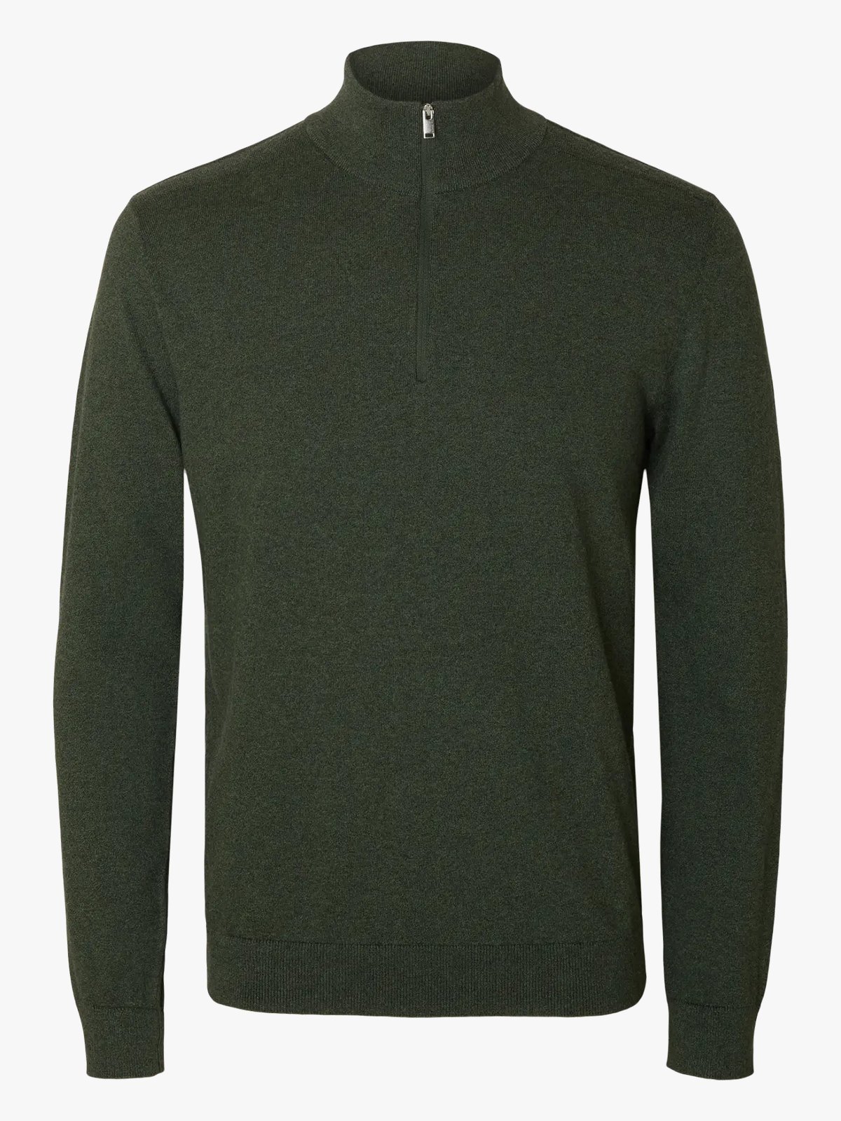 Selected Homme Selected Homme Berg Long Sleeve Half Zip Forest Night Twist