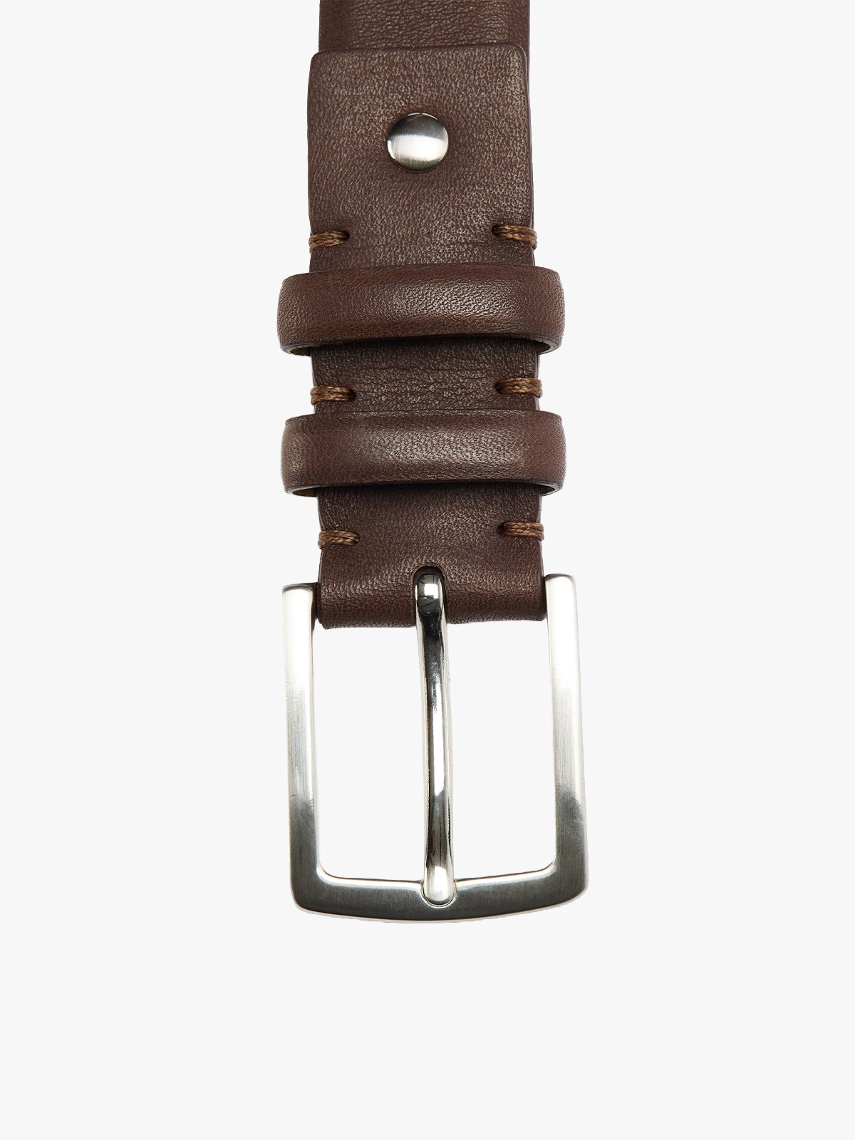 Selected Homme Carl Classic Leather Belt Brownie