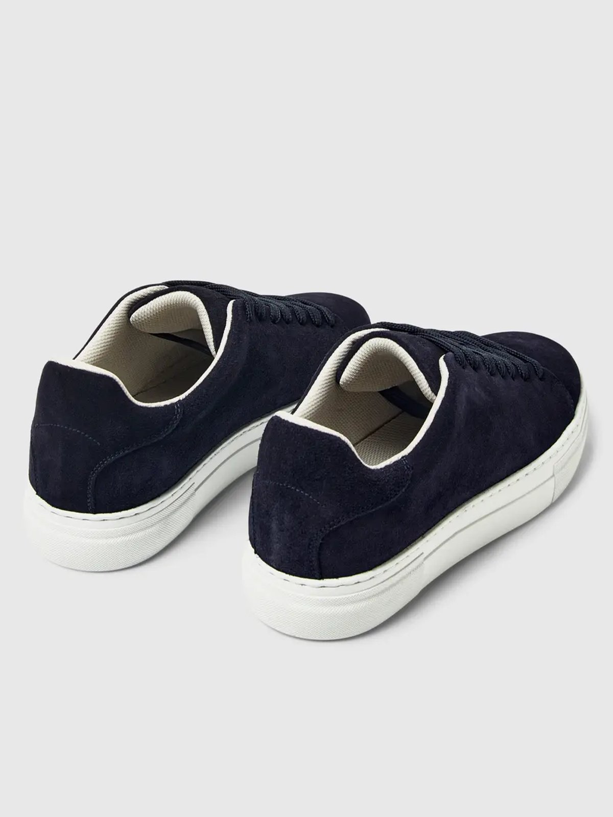 Selected Homme David Chunky Suede Sneaker Dark Navy