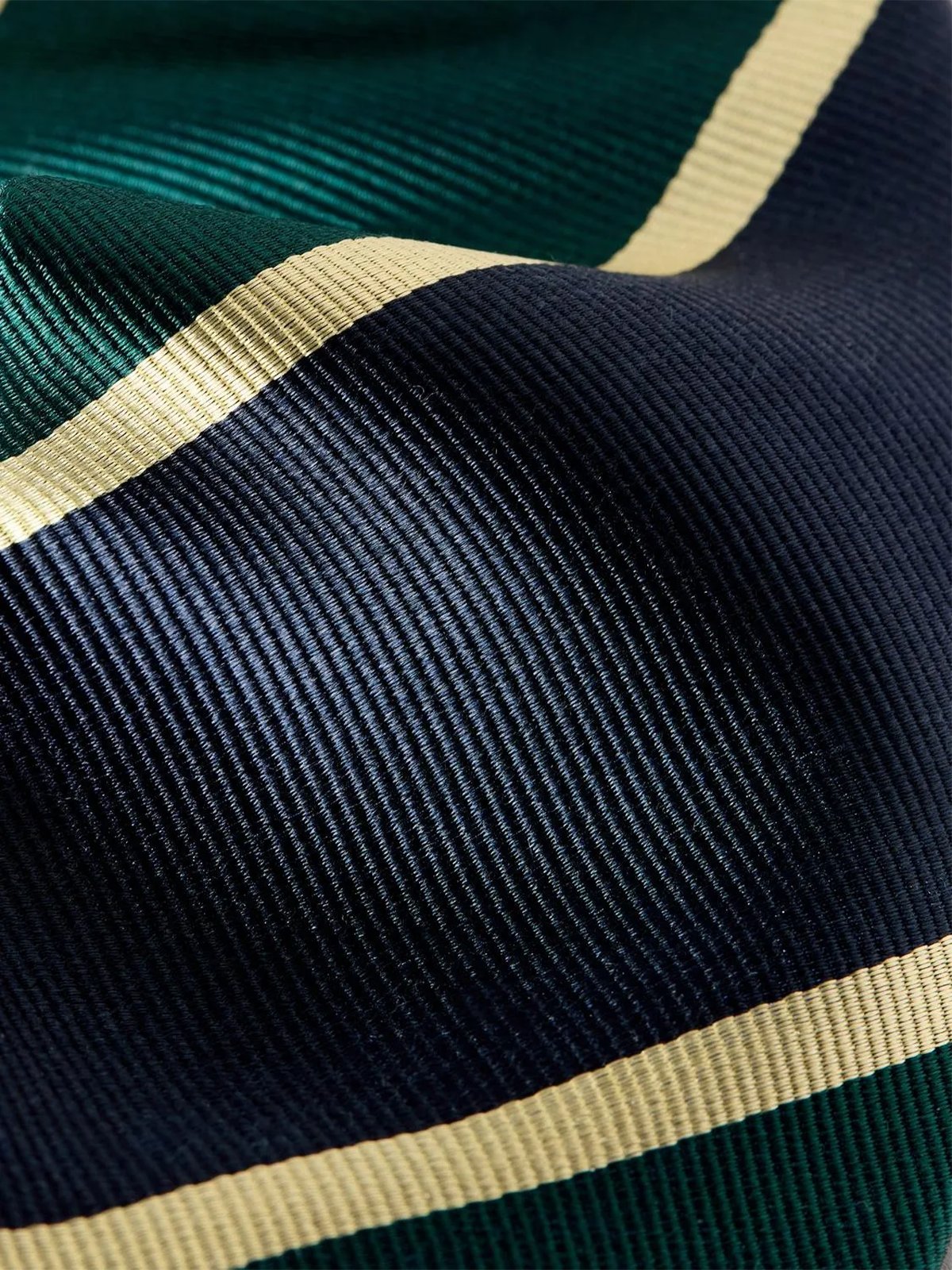 Selected Homme Torben Silk Tie Rain Forest Stripes