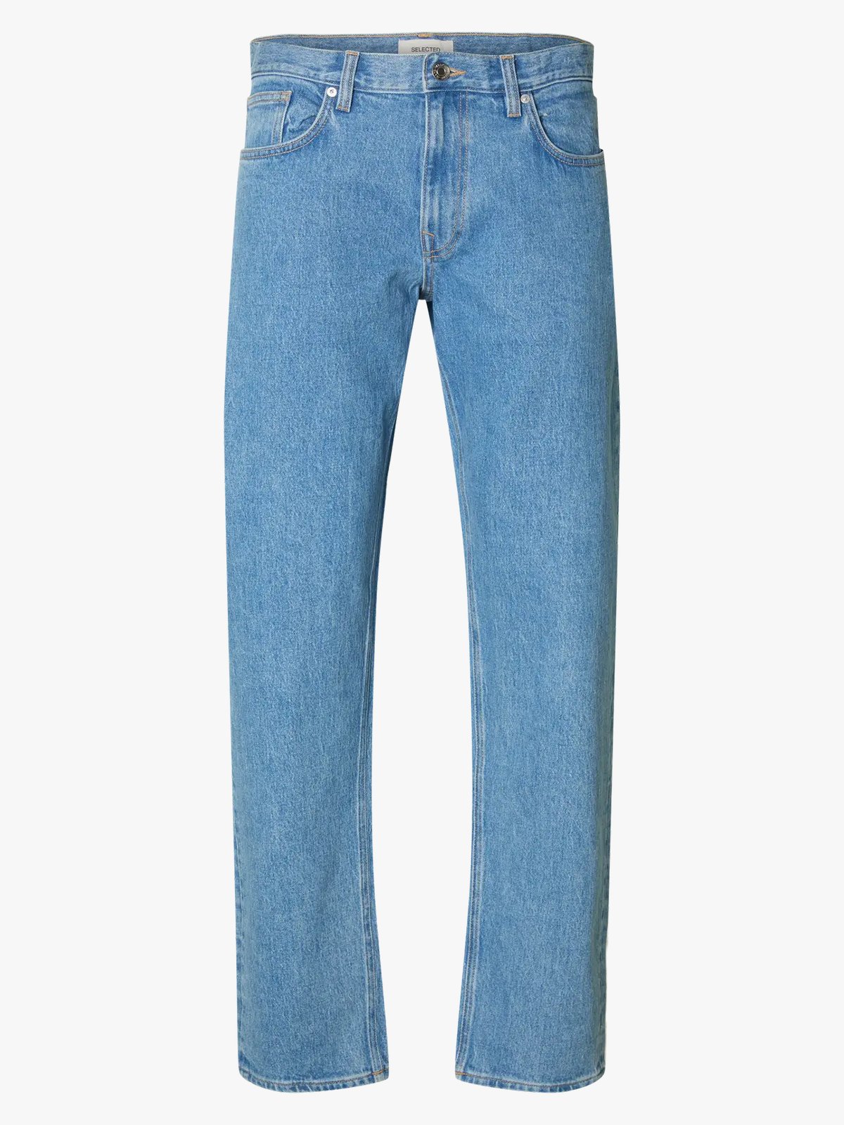 Selected Homme Straight Ben Kori Jeans Light Blue Denim