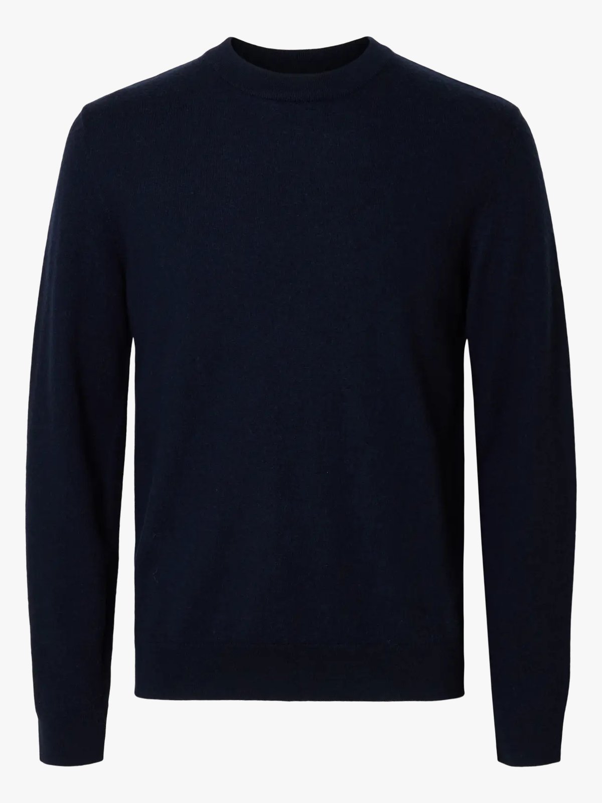 Selected Homme Tray Merino Brushed Relaxed Crew Navy Blazer