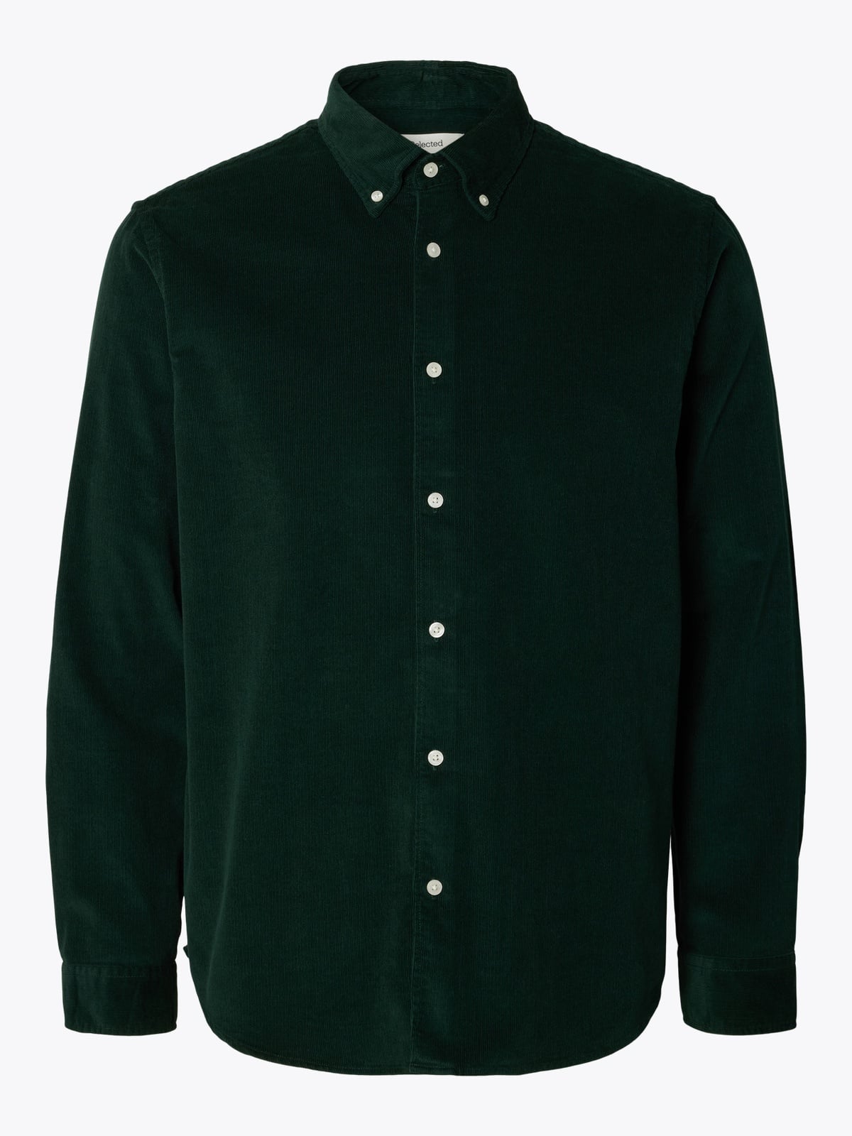 Selected Homme Reg Danni Cord BD Longsleeve Shirt Pine Grove