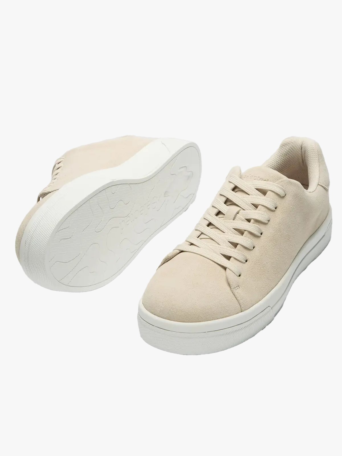 Selected Homme David Chunky Suede Sneaker 2.0 White