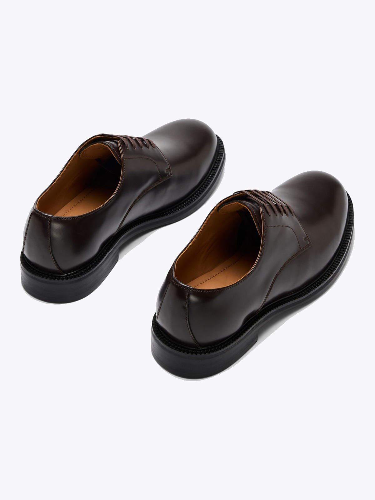 Selected Homme Bobby Leather Derby Shoe Demitasse