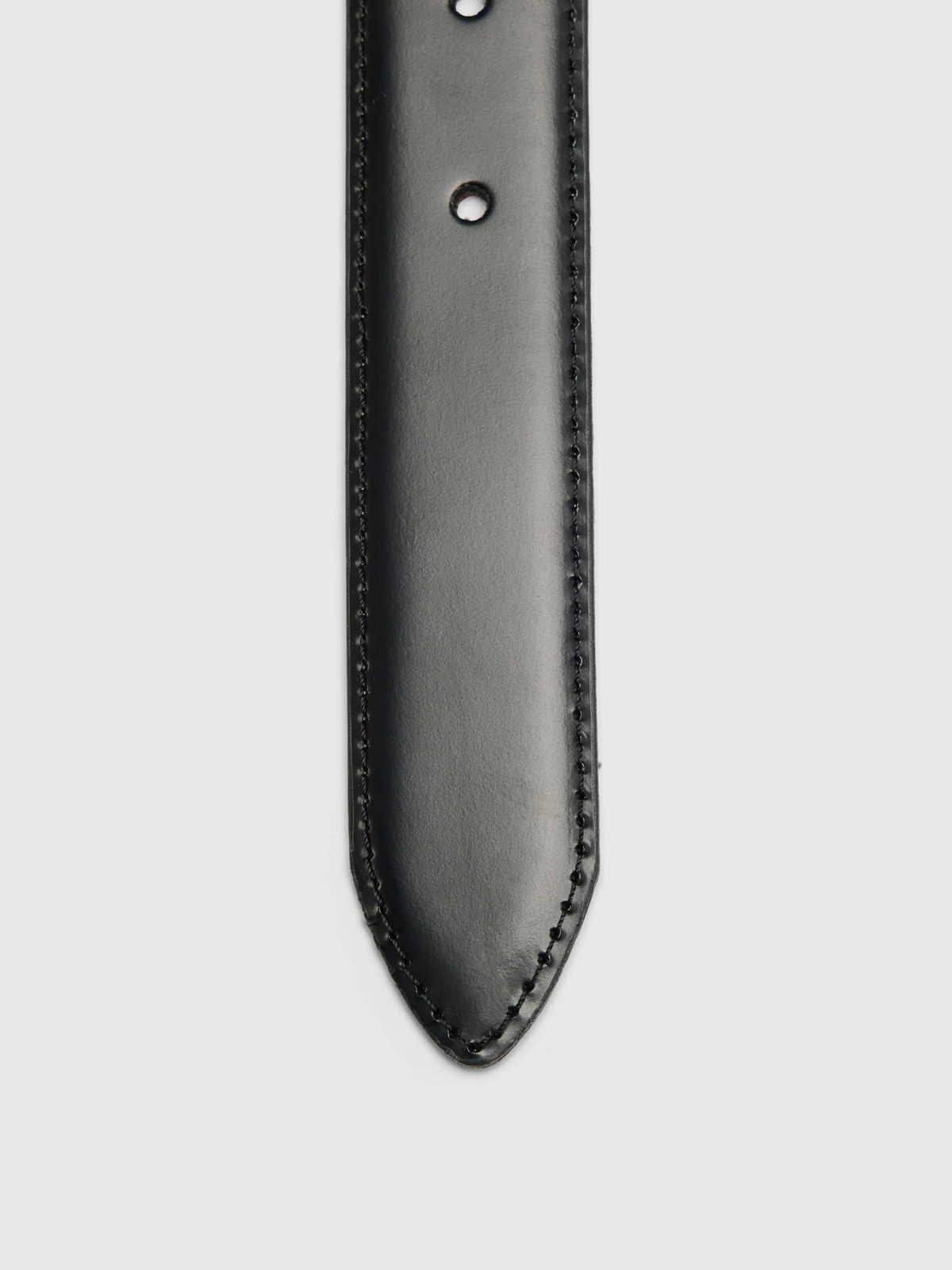 Selected Homme Bobby Leather Belt Black