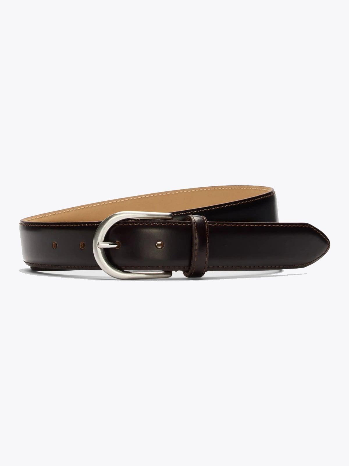 Selected Homme Bobby Leather Belt Demitasse