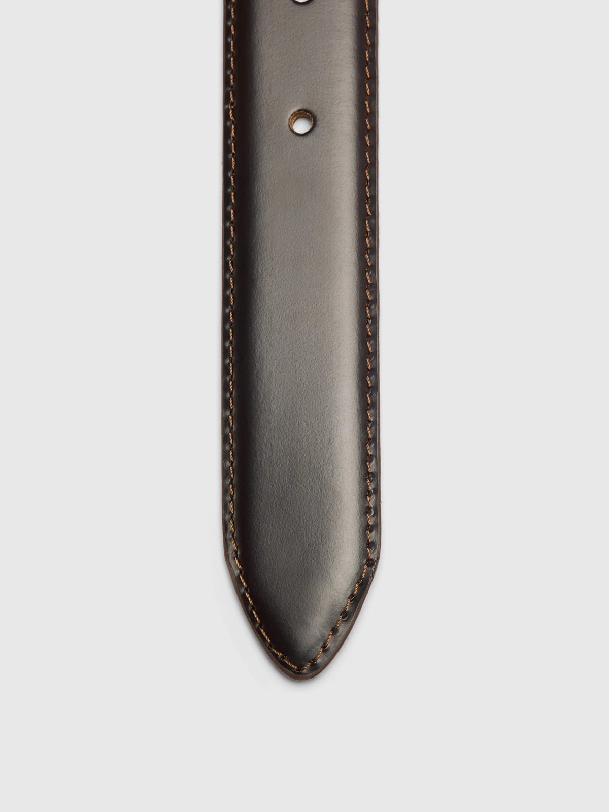 Selected Homme Bobby Leather Belt Demitasse