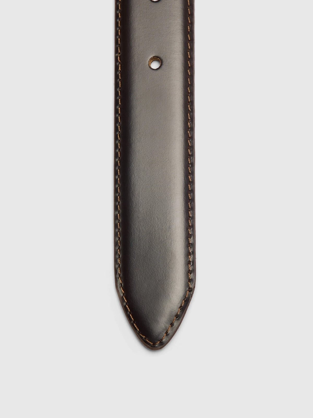 Selected Homme Bobby Leather Belt Demitasse