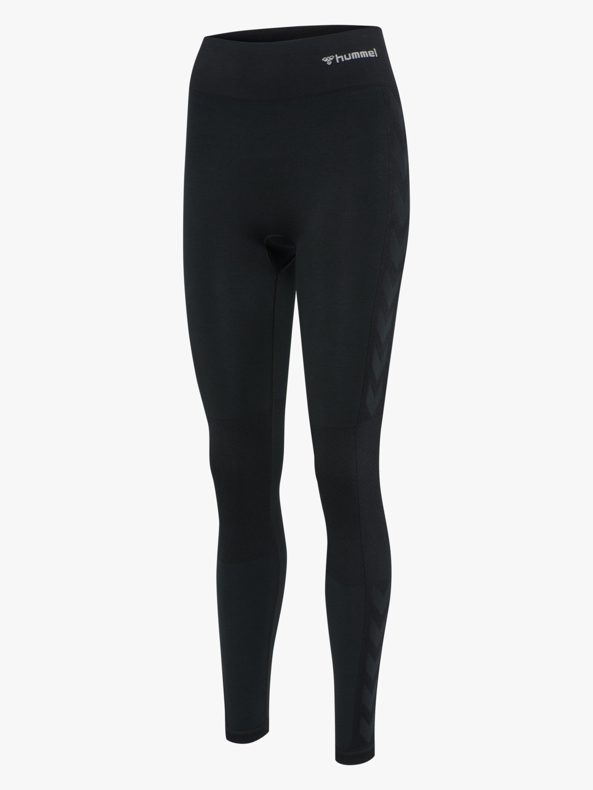 Hummel Clea Seamless Mid Waist Tights Black Melange