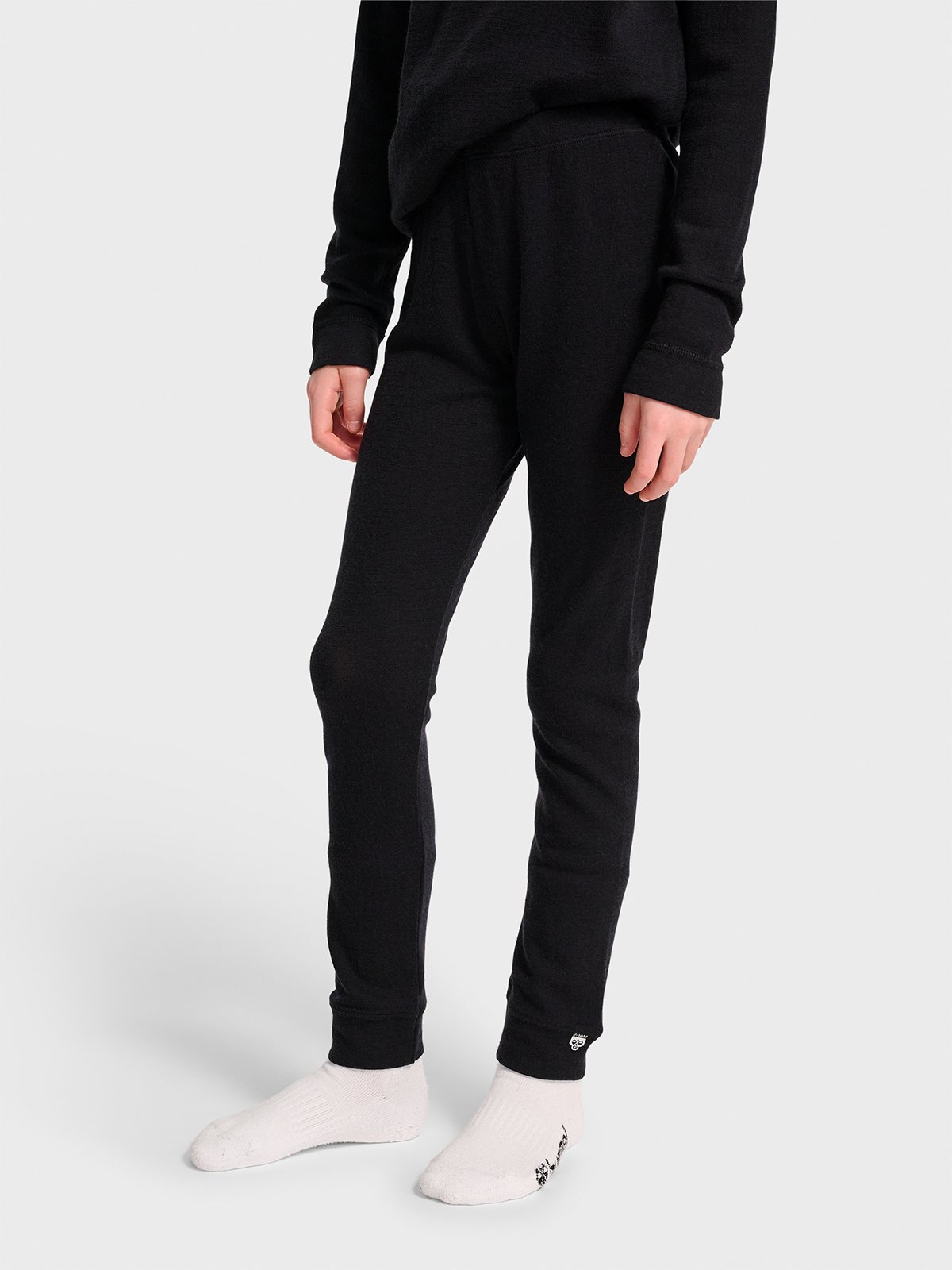 Hummel Junior Wool Rib Tights Black