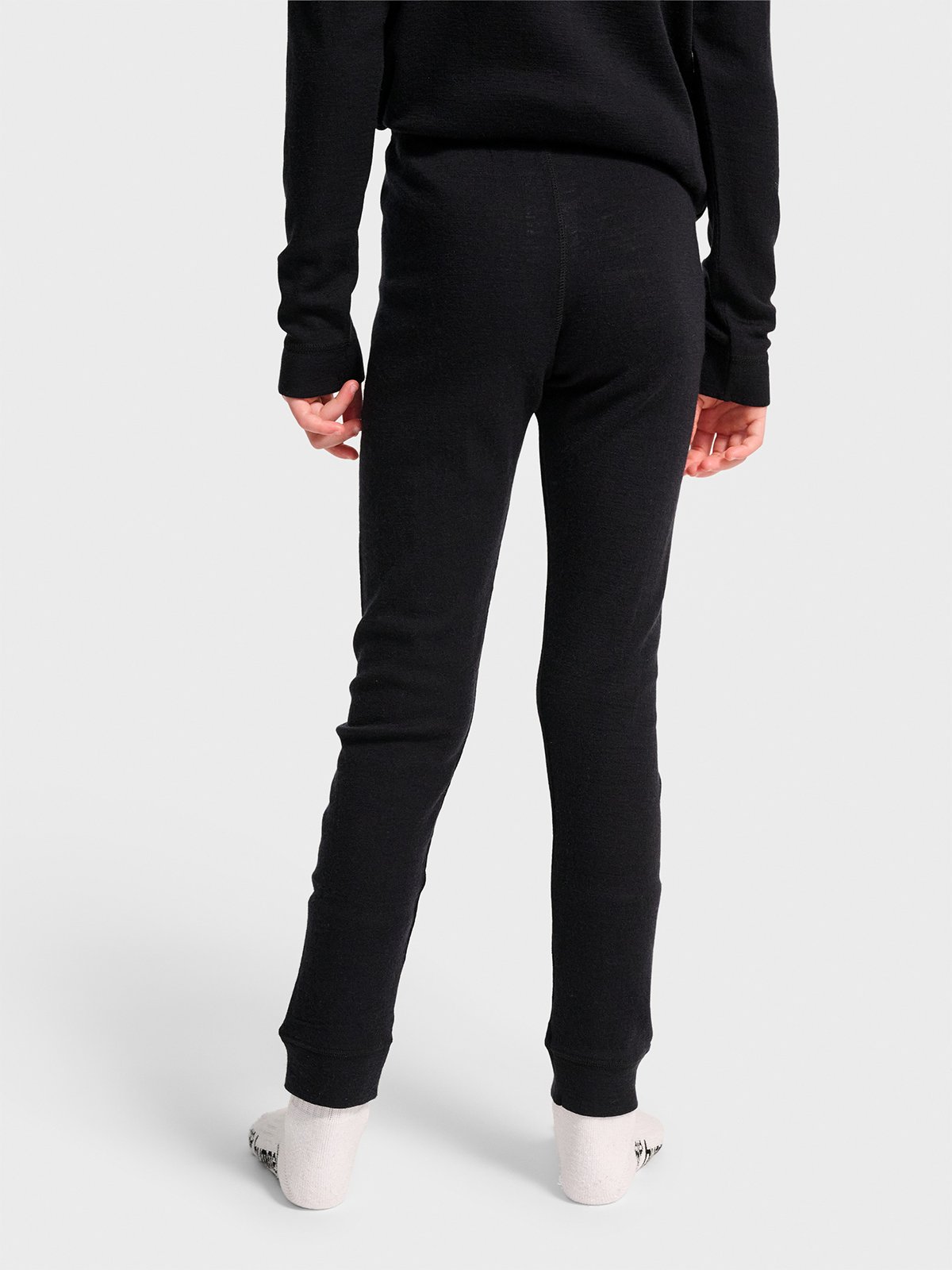 Hummel Junior Wool Rib Tights Black