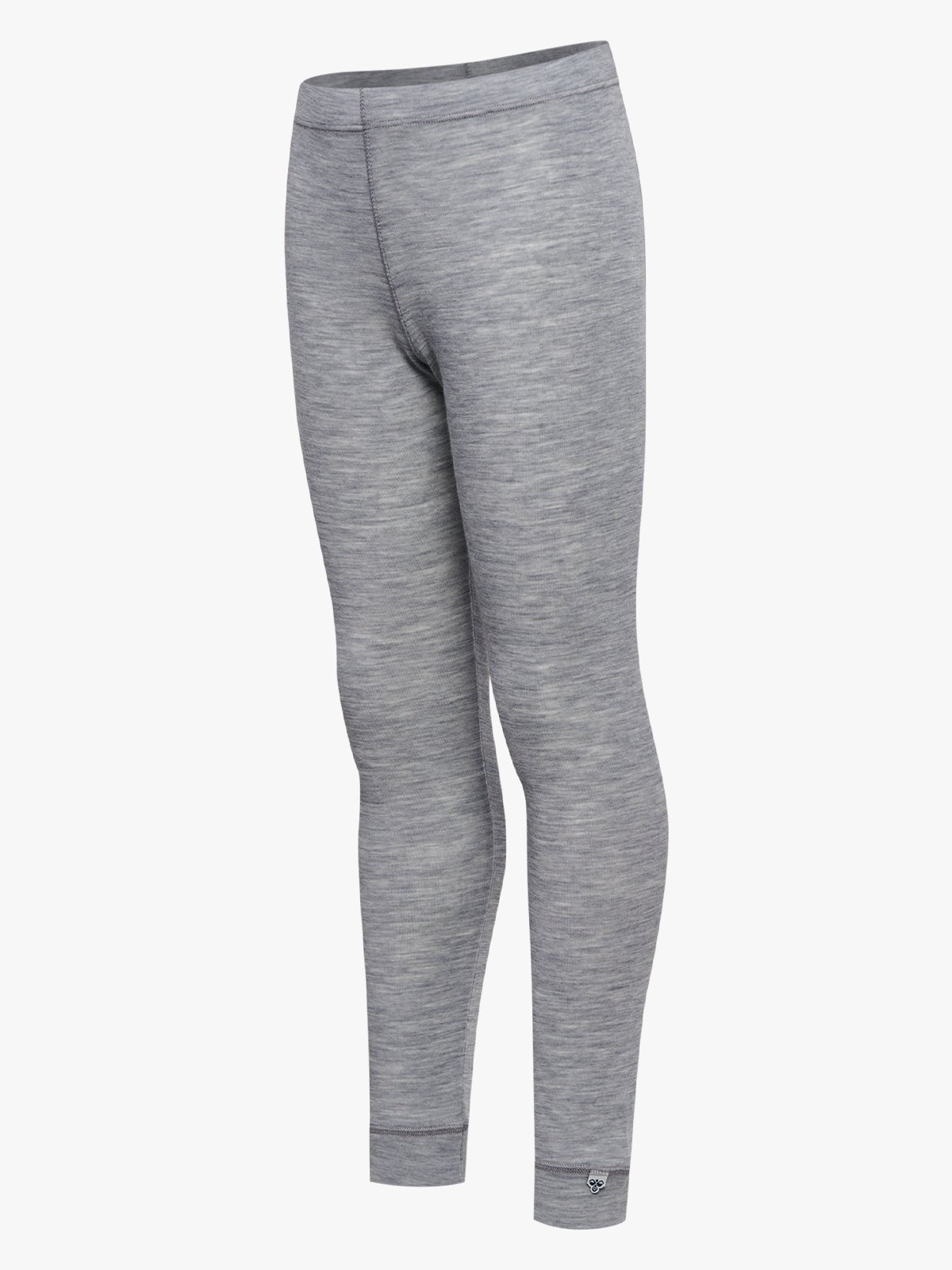 Hummel Junior Wool Rib Tights Grey Melange