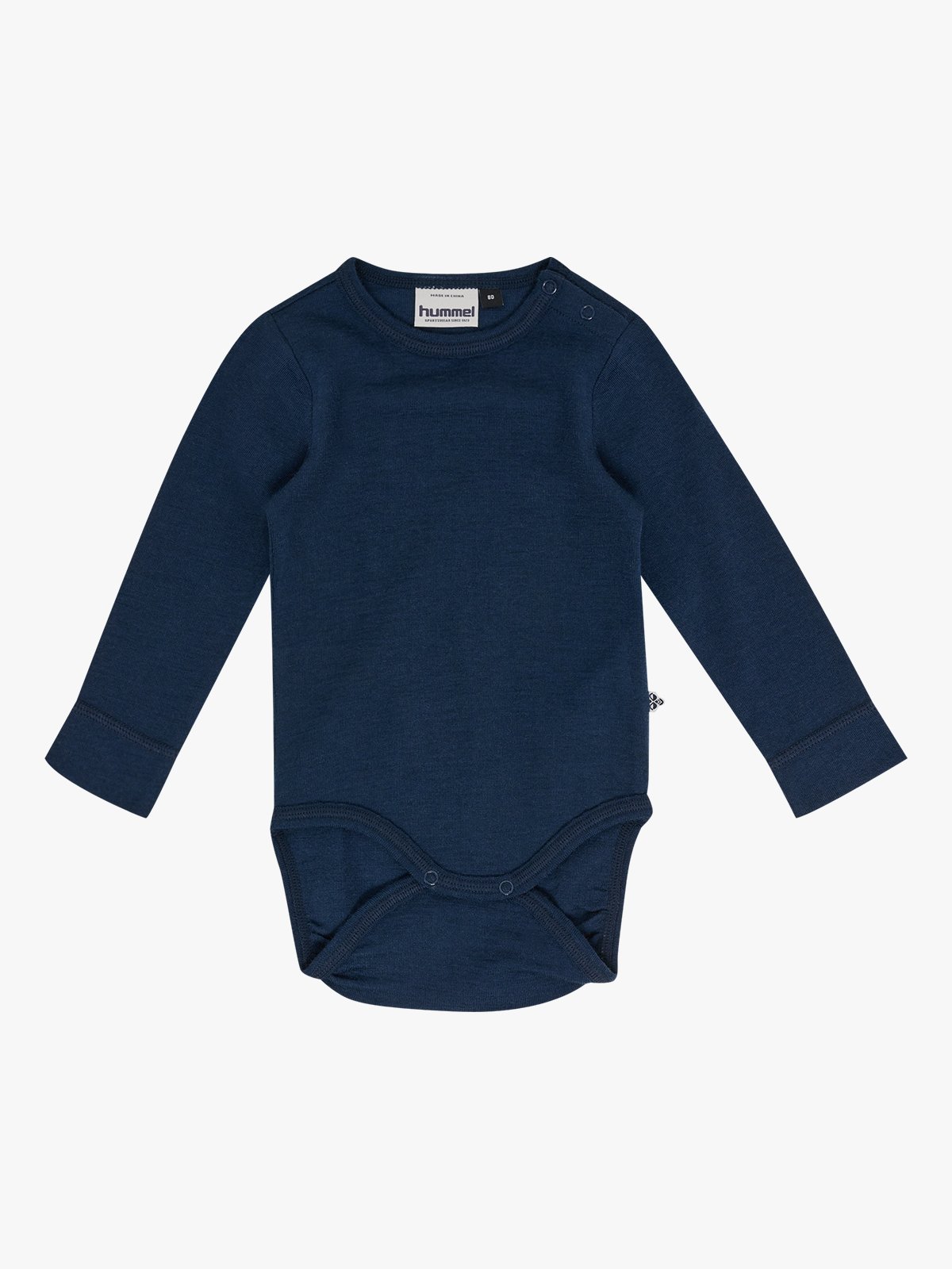 Hummel Mini Wool Rib Body Long Sleeve Dress Blues