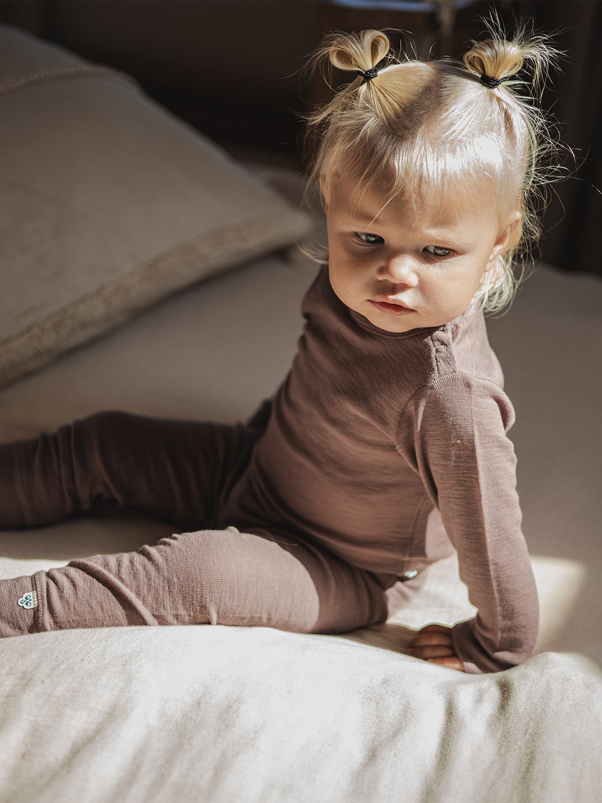 Hummel Mini Wool Rib Body Long Sleeve Twilight Mauve