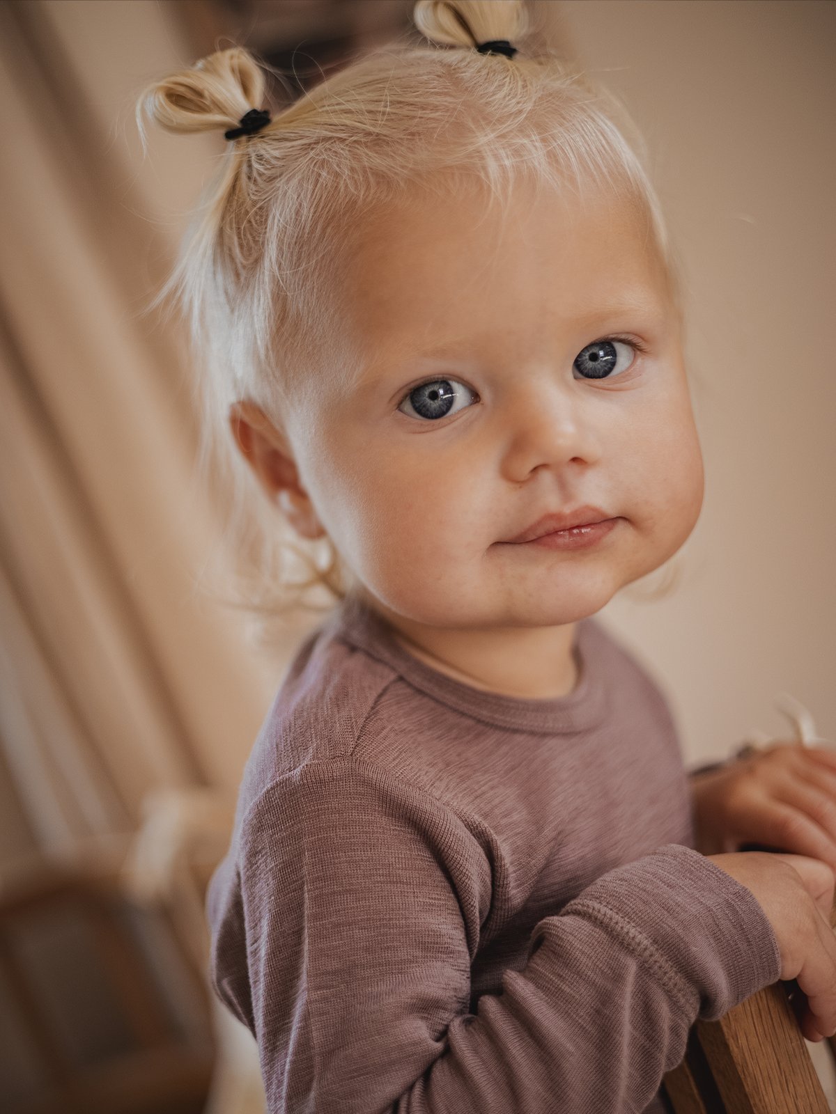 Hummel Mini Wool Rib Body Long Sleeve Twilight Mauve