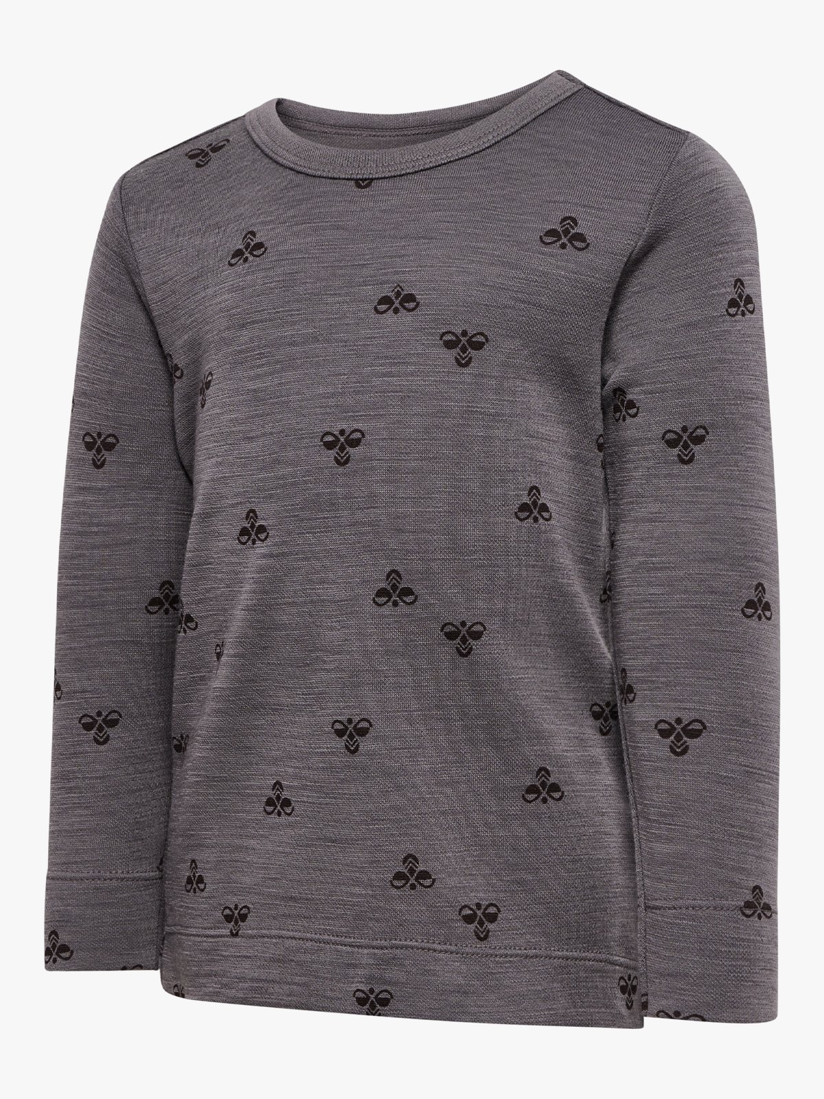 Hummel Mini Wool T-Shirt Long Sleeve Charcoal Grey