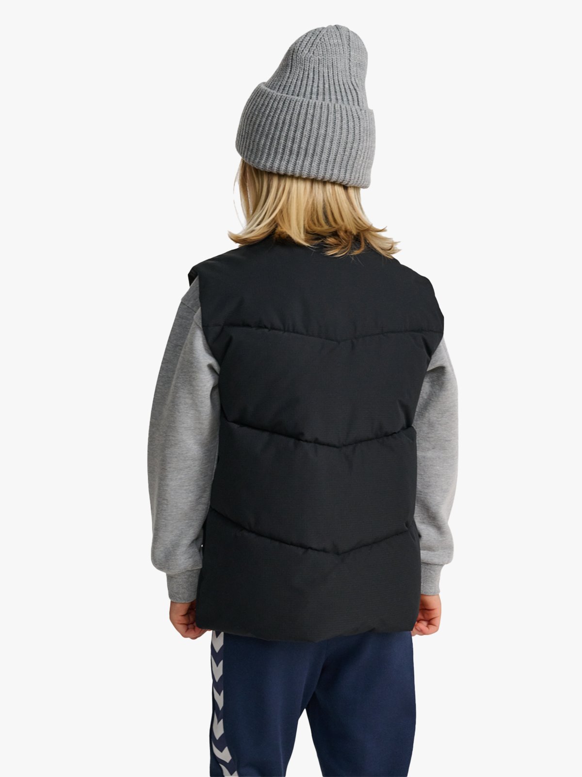 Hummel Jr Puffer Vest Black