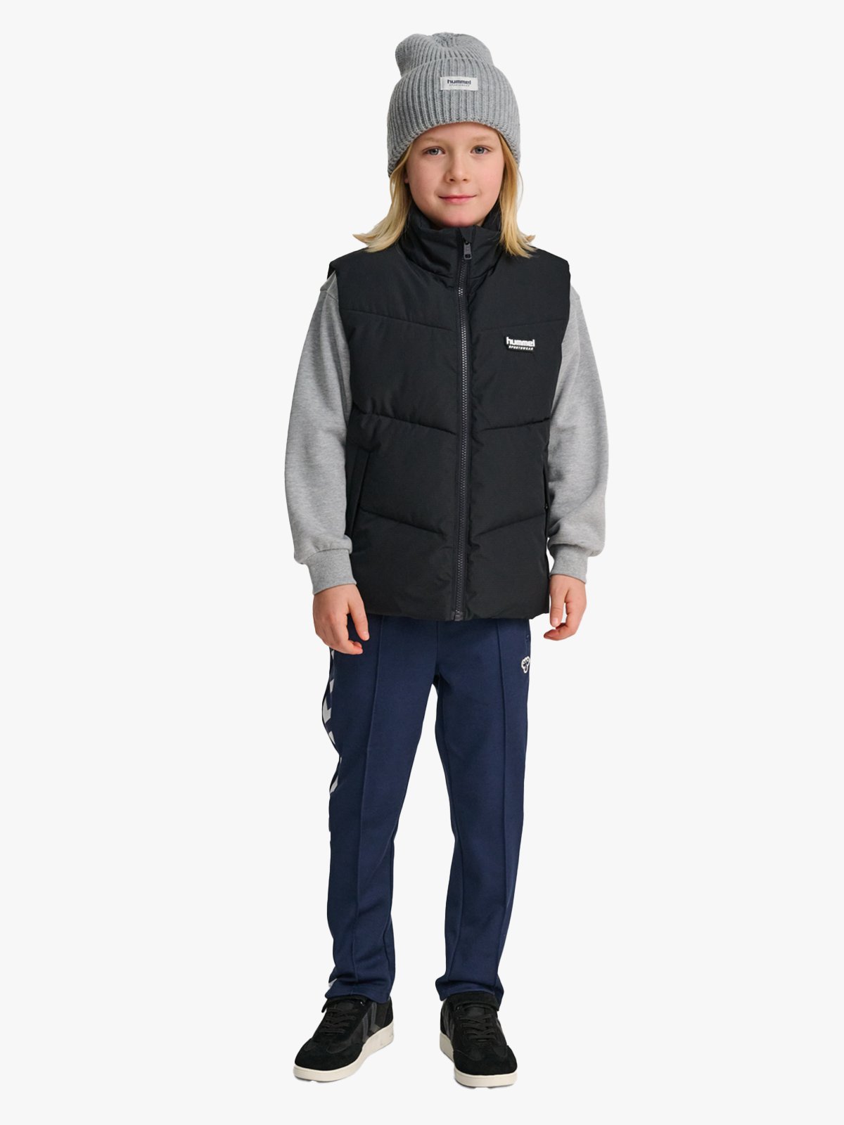 Hummel Jr Puffer Vest Black