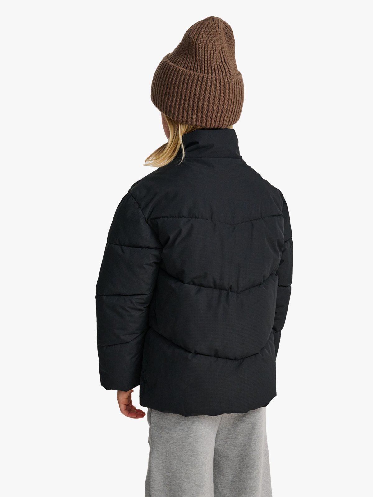 Hummel Jr Puffer Jacket Black