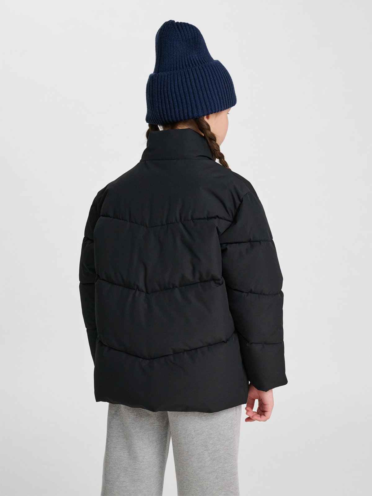 Hummel Jr Puffer Jacket Black