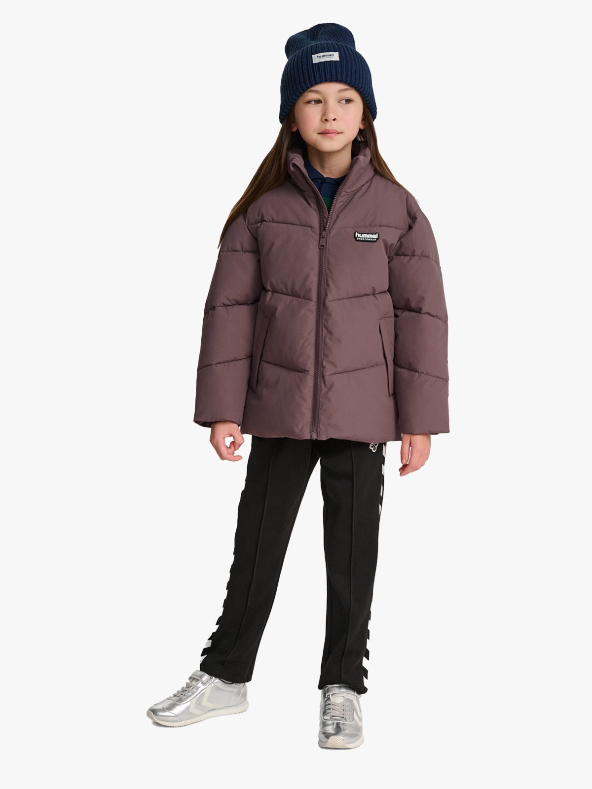 Hummel Jr Puffer Jacket Peppercorn