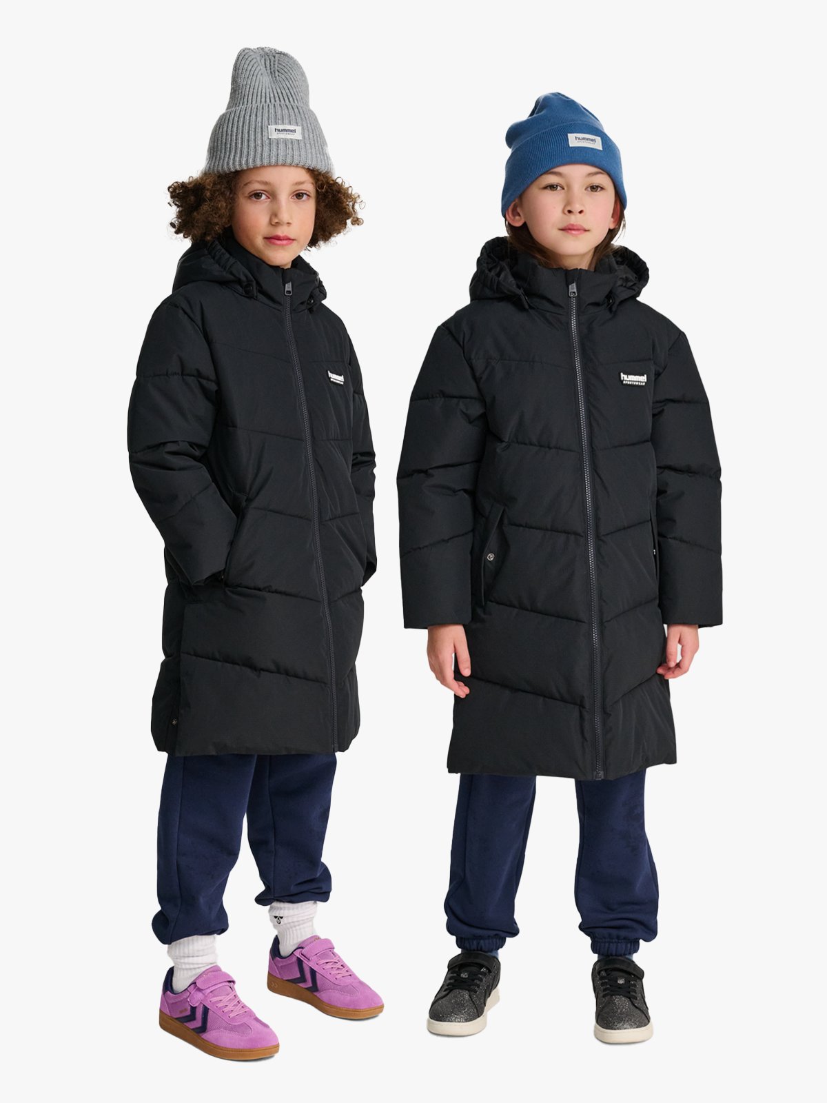 Hummel Jr Puffer Long Jacket Black