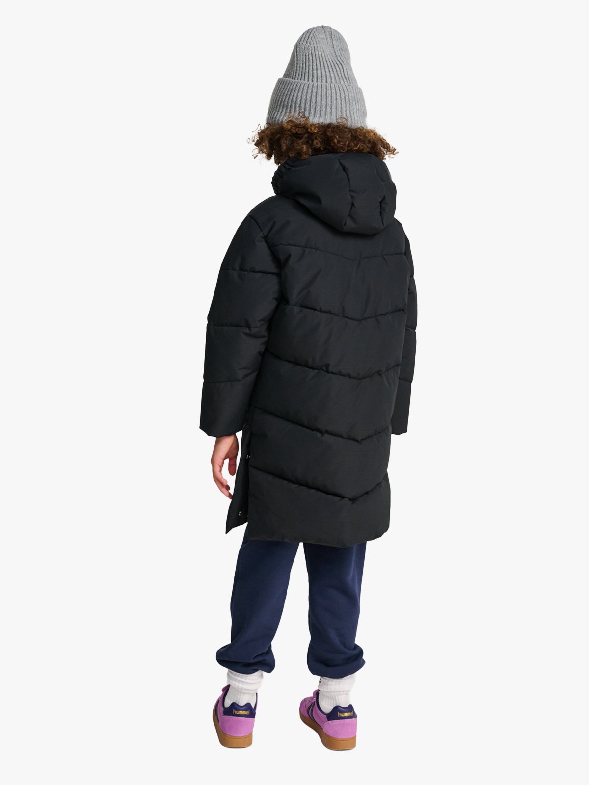 Hummel Jr Puffer Long Jacket Black