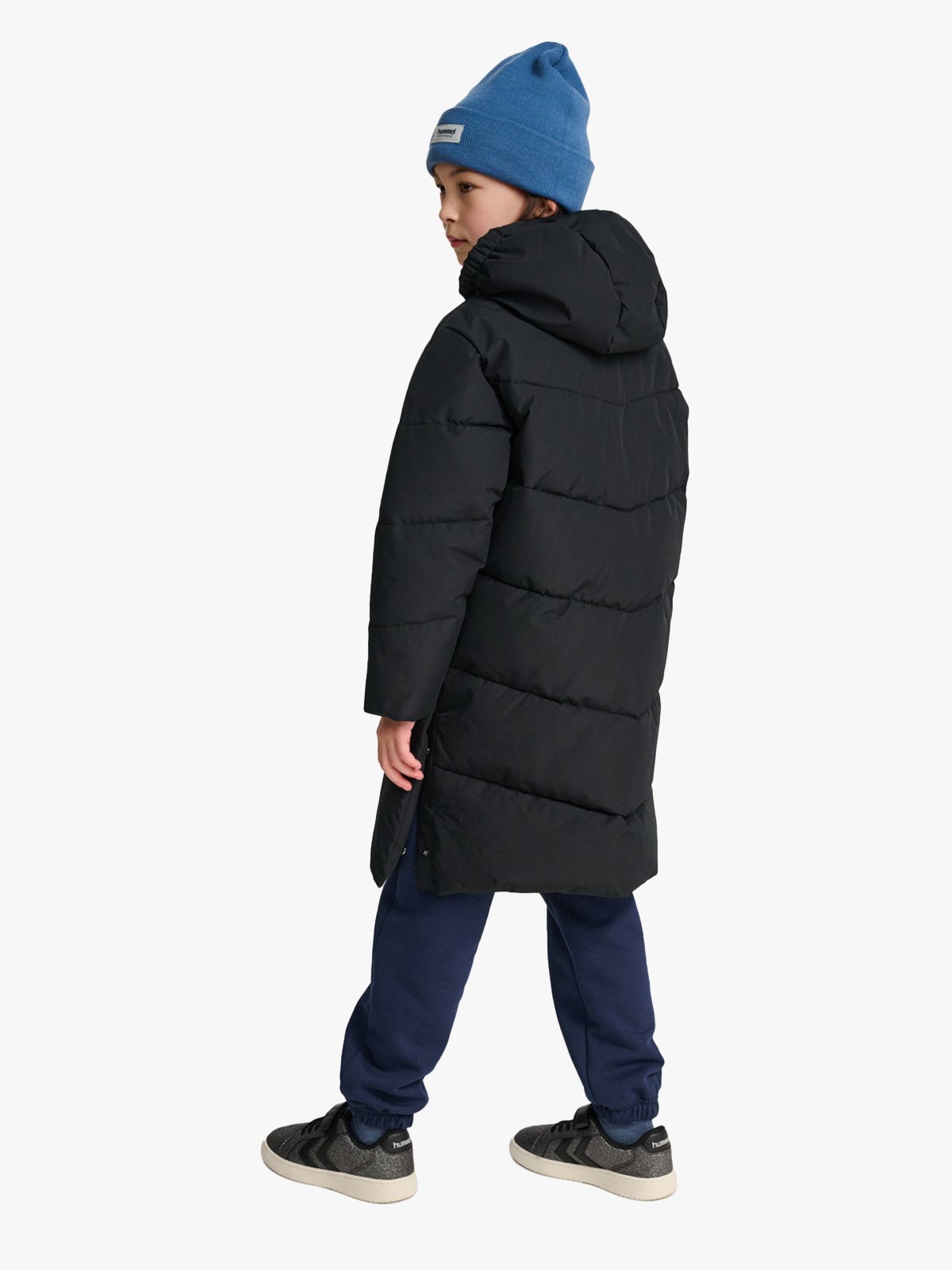 Hummel Jr Puffer Long Jacket Black
