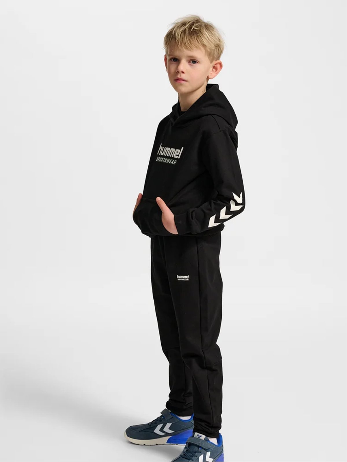 Hummel Junior Regular Adjustable Waist Pants Black
