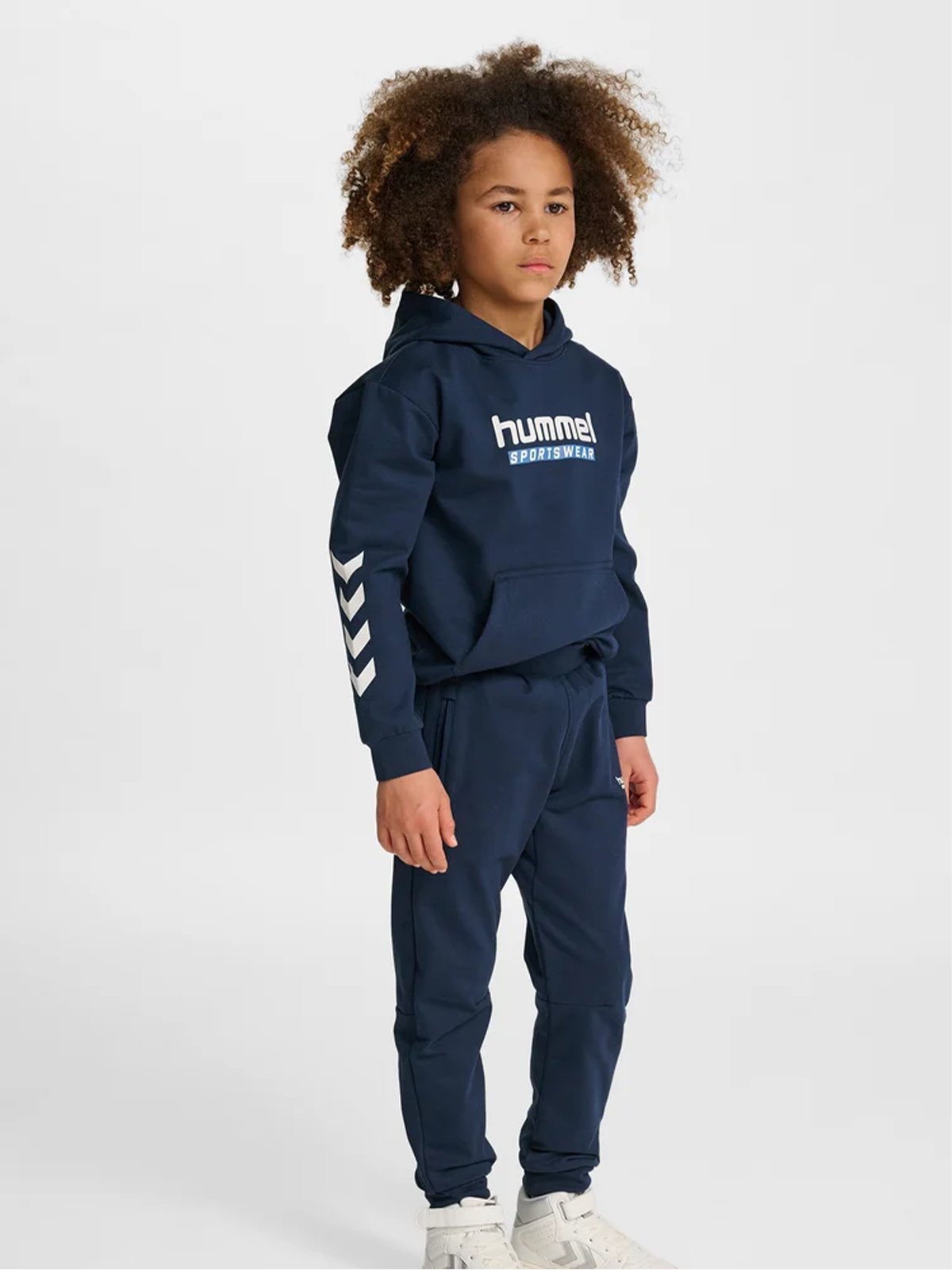 Hummel Junior Regular Adjustable Waist Pants Dress Blues