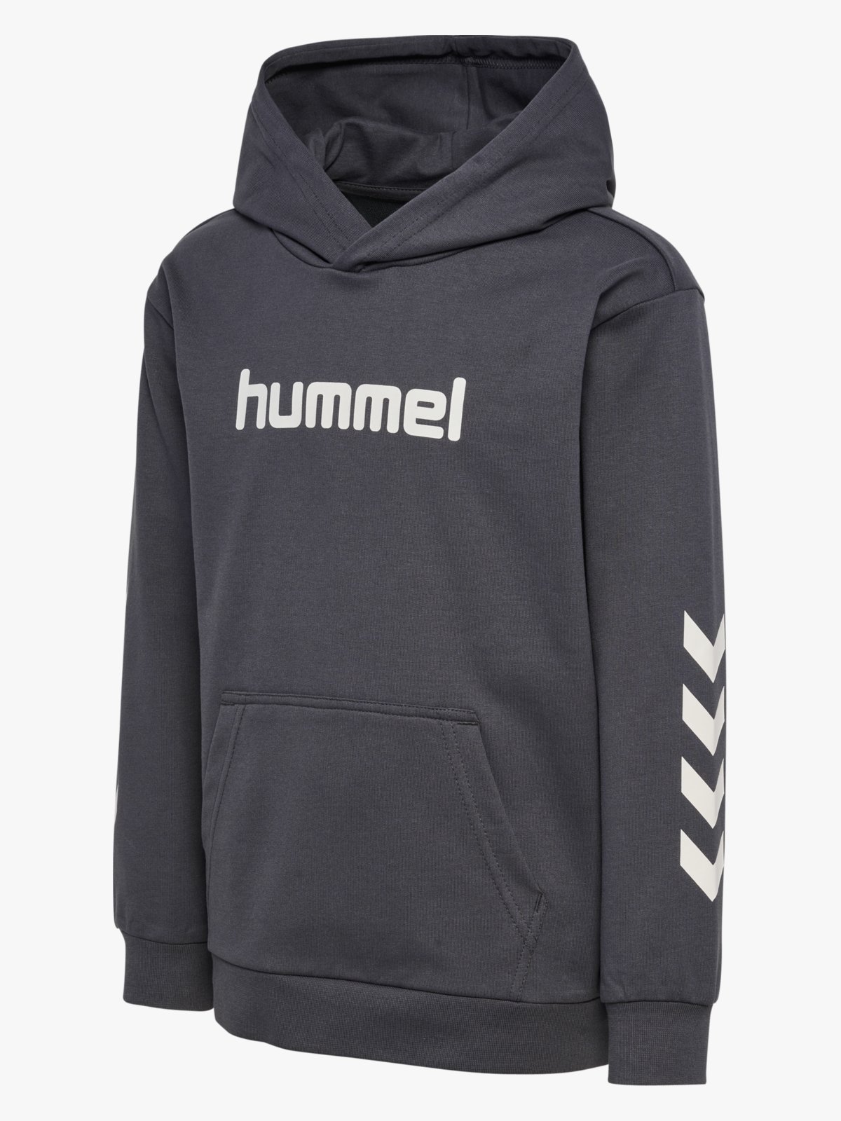 Hummel Junior Logo Hoodie Ebony