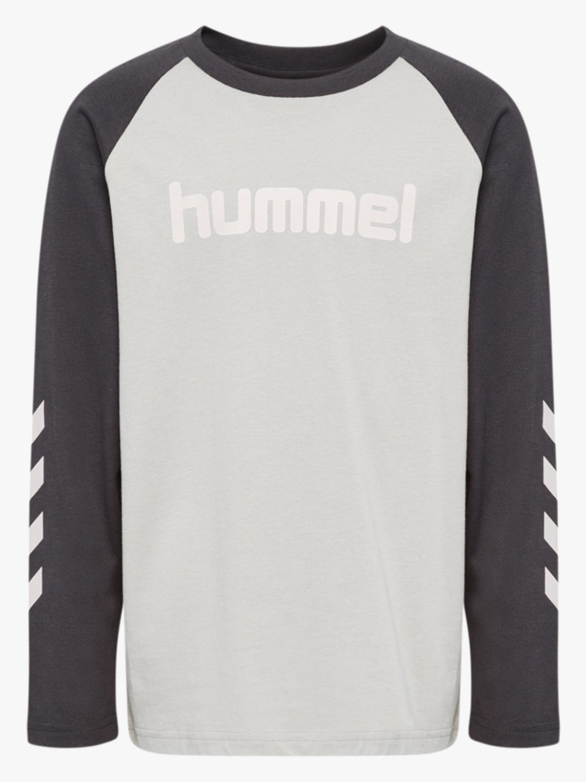 Hummel Junior Logo T-Shirt Long Sleeve Sort