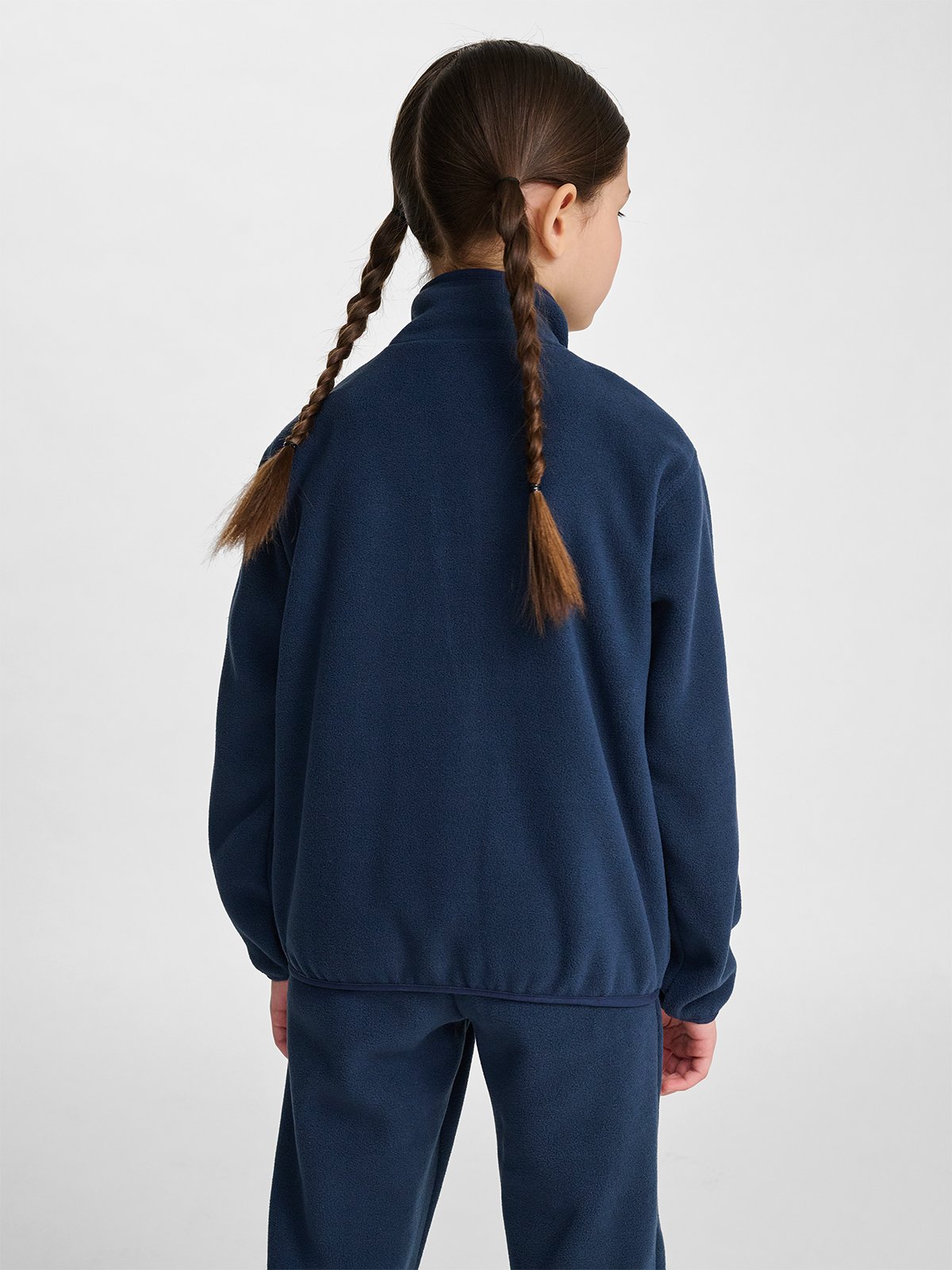 Hummel Junior Fleece Zip Jacket Bee Dress Blues