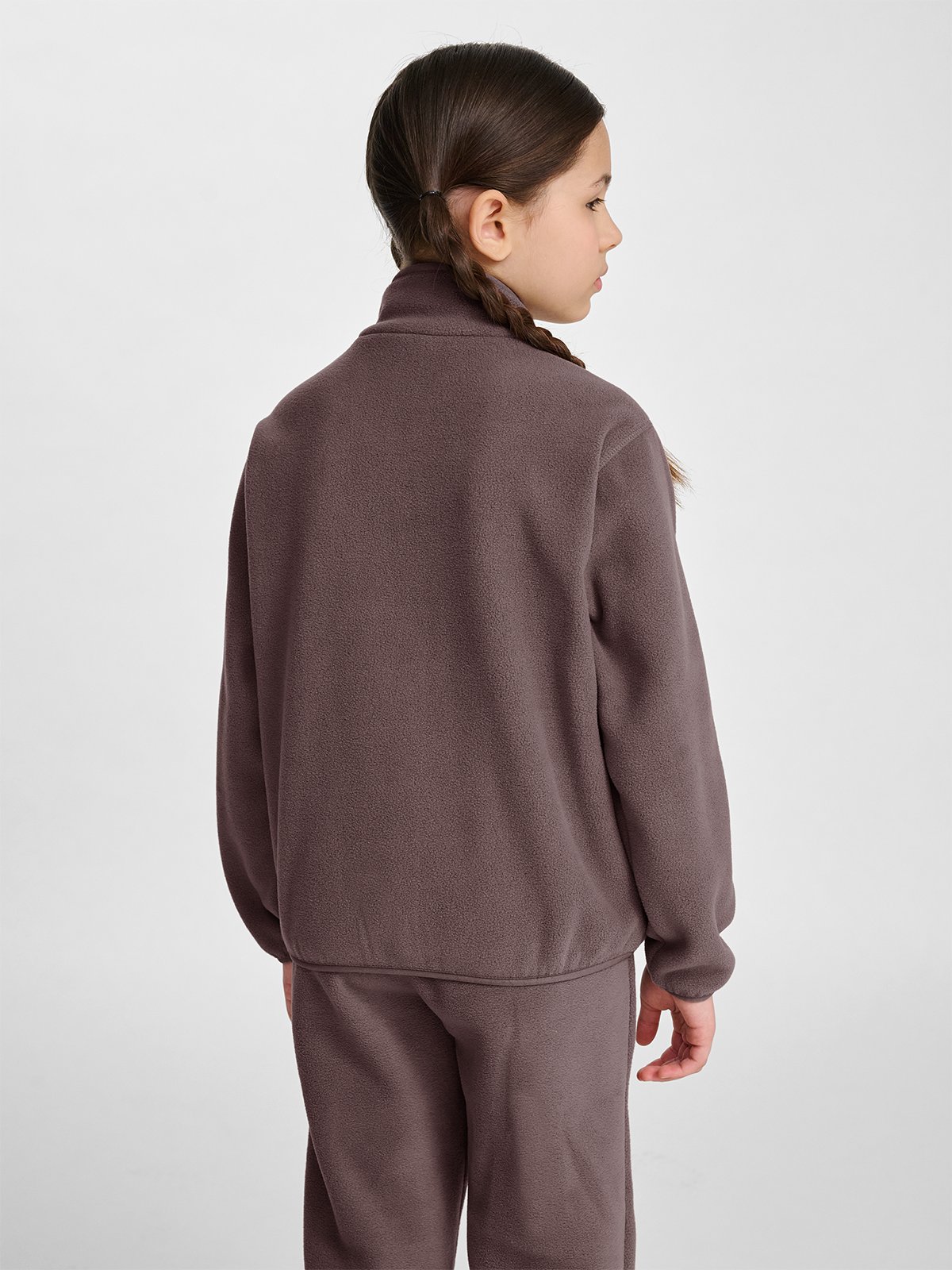 Hummel Junior Fleece Zip Jacket Bee Peppercorn