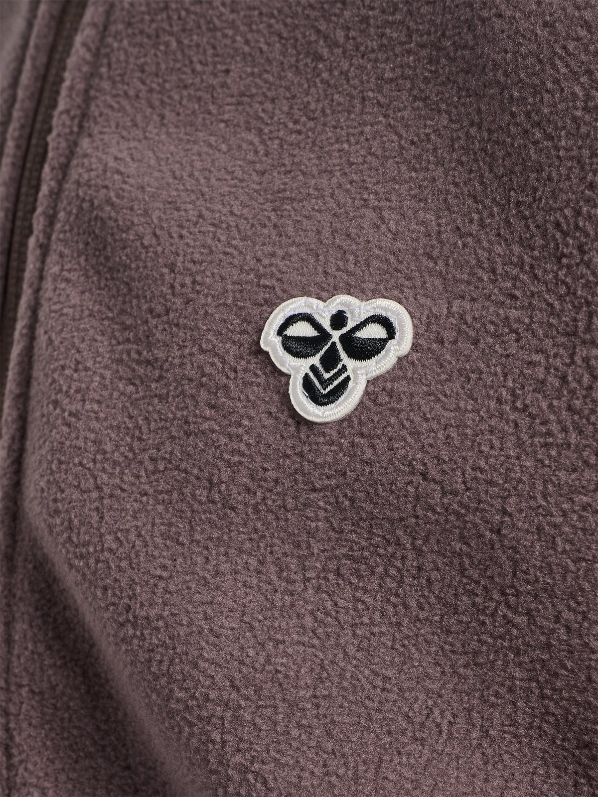 Hummel Junior Fleece Zip Jacket Bee Peppercorn