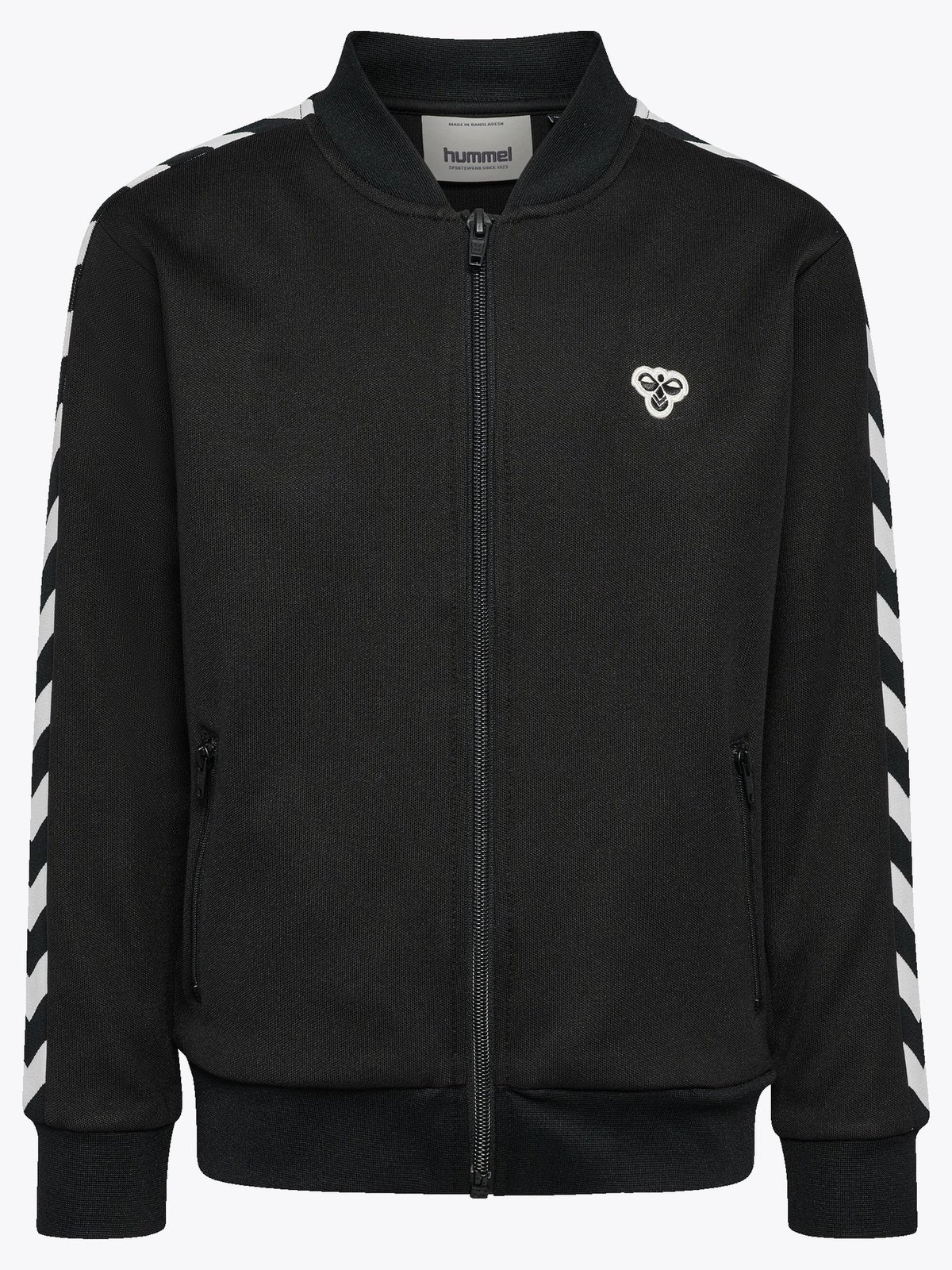 Hummel Junior Archive Reg Poly Zip Jacket Black